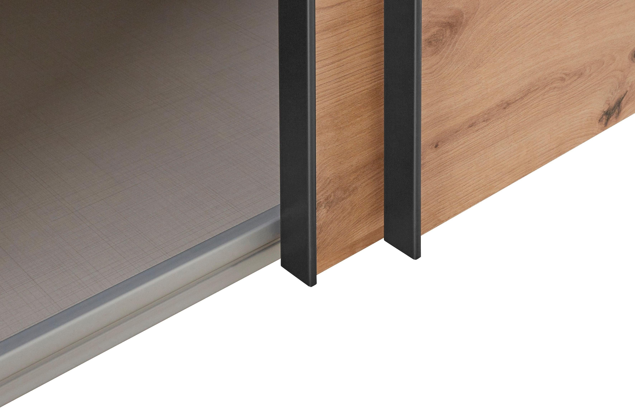 Wimex Schwebetürenschrank »Altona« mit Glaselementen und zusätzlichen Einlegeböden