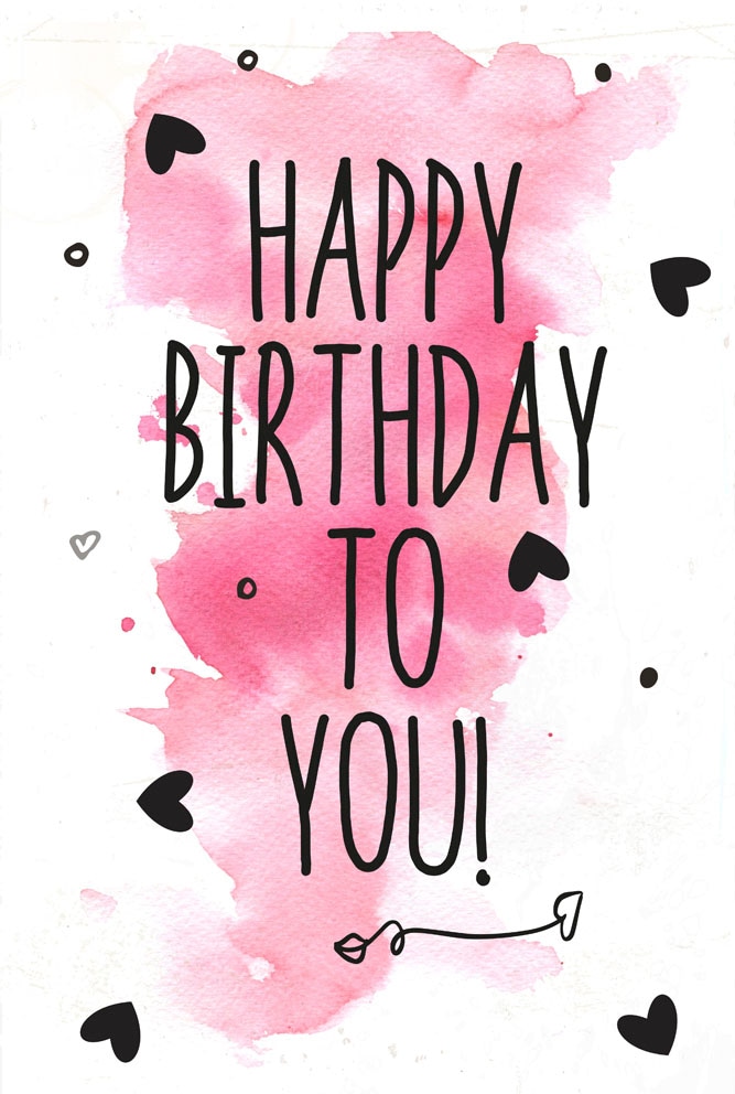 Image of queence Metallbild "Happy Birthday to you" Sprüche 1 Stk. tlg.