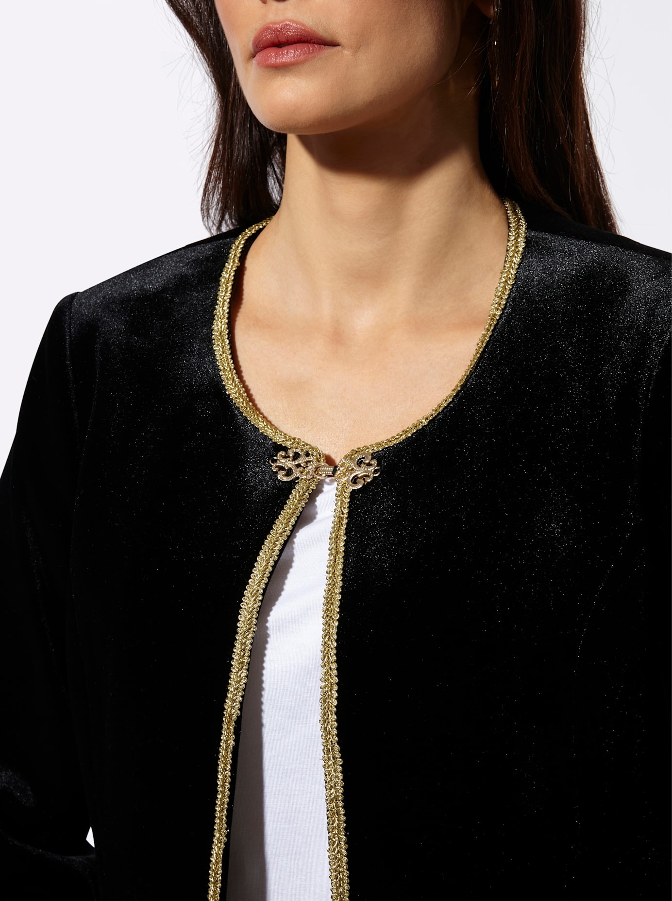 creation L Veste blazer »Samtblazer«