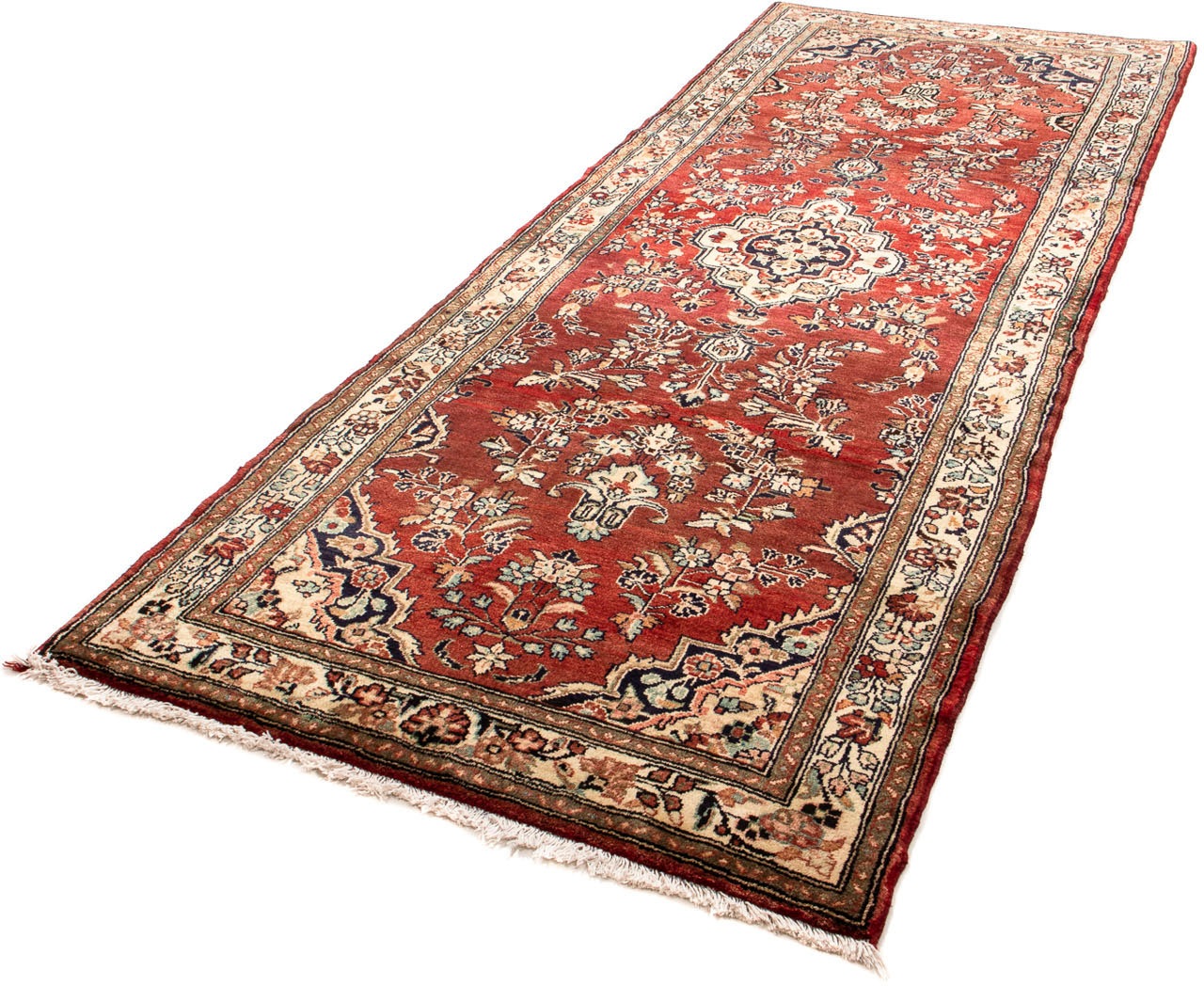 Image of morgenland Orientteppich »Perser - Nomadic - 288 x 110 cm - rot«, rechteckig, 10 mm Höhe, Wohnzimmer, Handgeknüpft, Einzelstück mit Zertifikat bei Ackermann Versand Schweiz