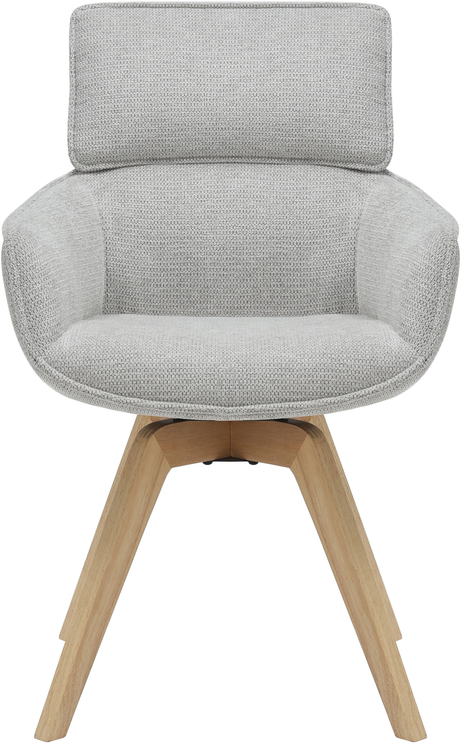 GOODproduct Chaise de salle à manger »Katelin« () 1 cuispflegeleichter Webstoff Bezug, pulverbeschichtetes Metallgestell