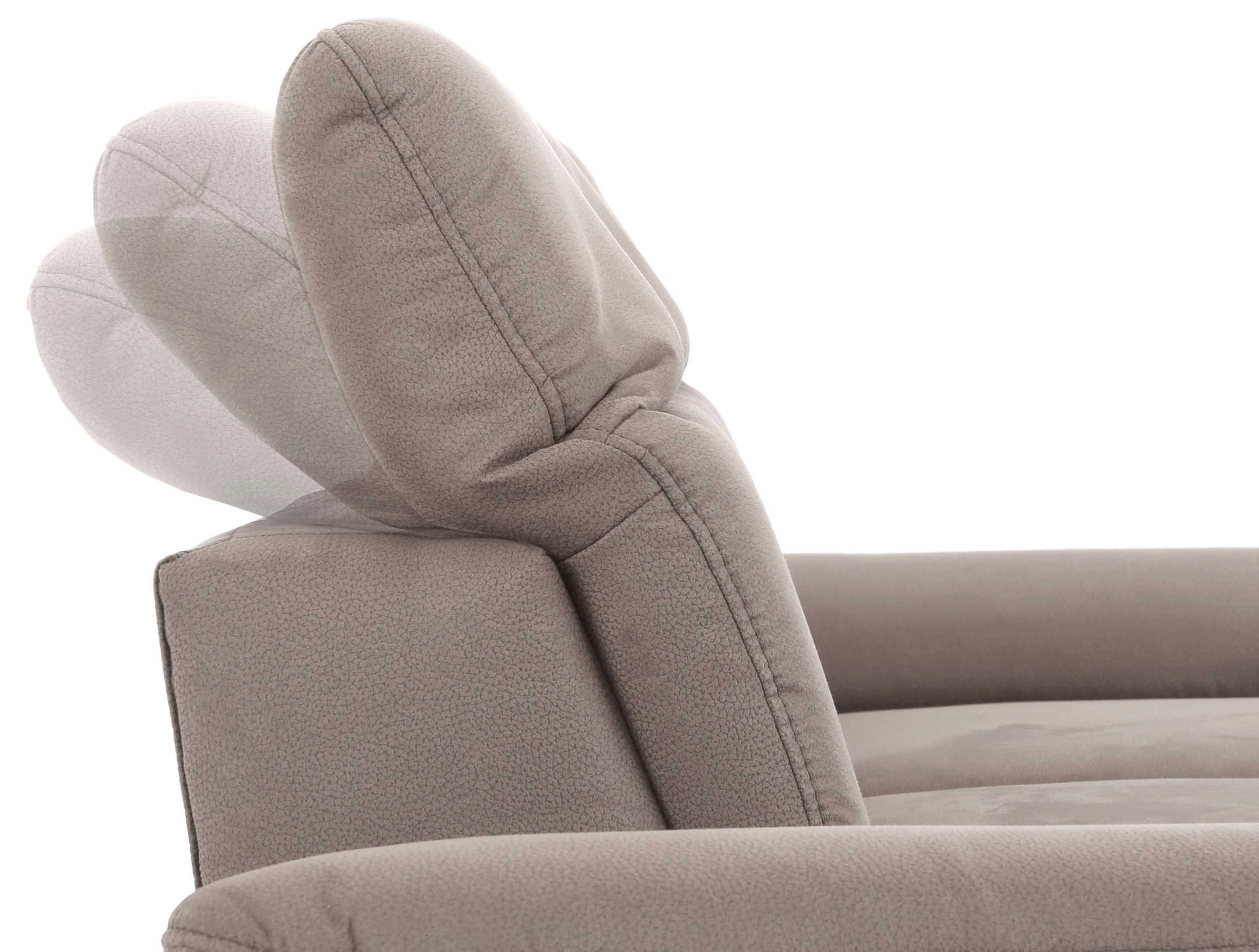 Home affaire Ecksofa »Mauritius L-Form«, mit Kopfteil- und Armlehnverstellung, mit Bettfunktion und Bettkasten