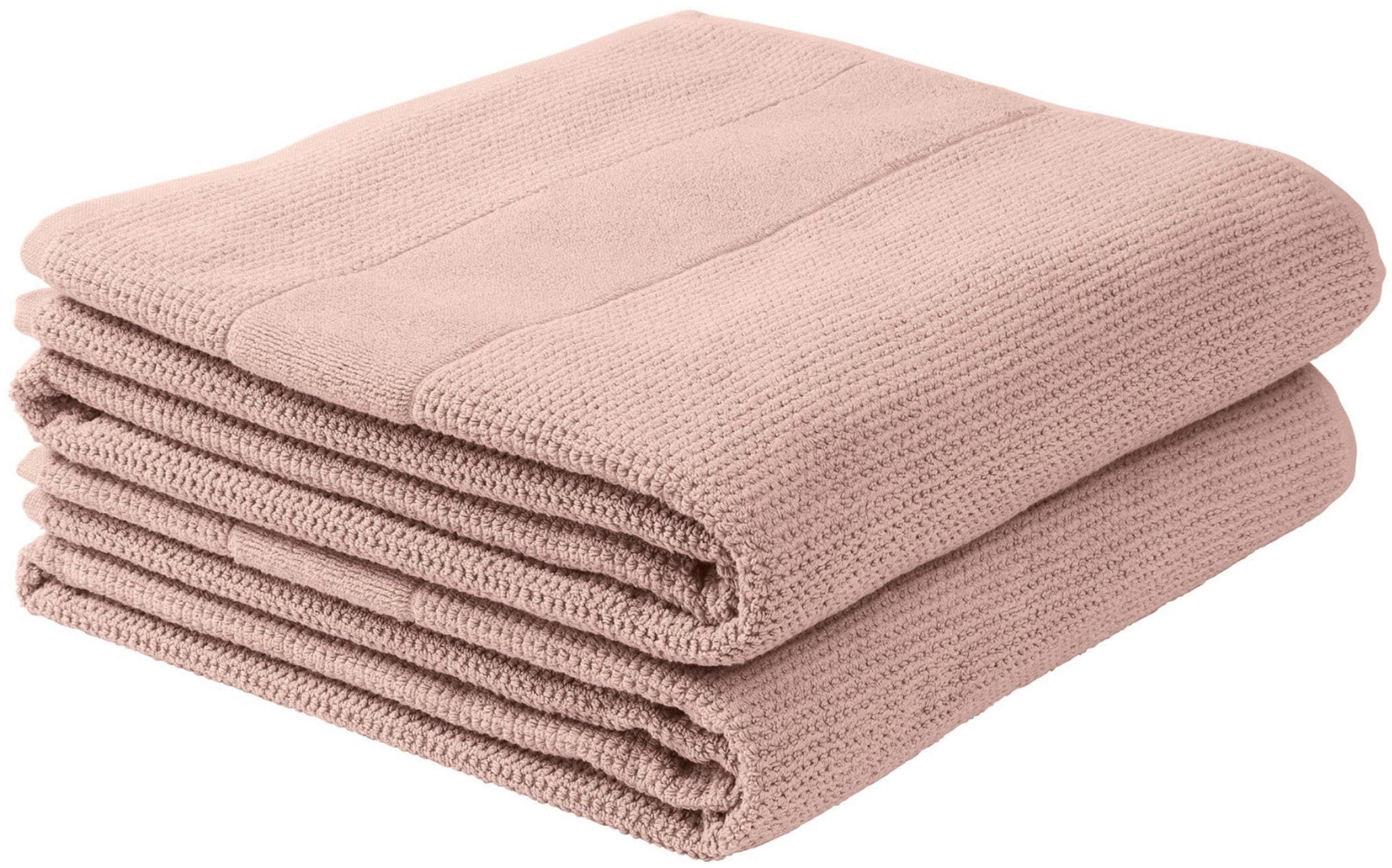 Schiesser Handtücher »Turin im Set OEKO-TEX®-zertifiziert 100% (2 Reiskorn-Optik, Baumwolle«, St.), aus GREEN kaufen by IN 4er MADE jetzt