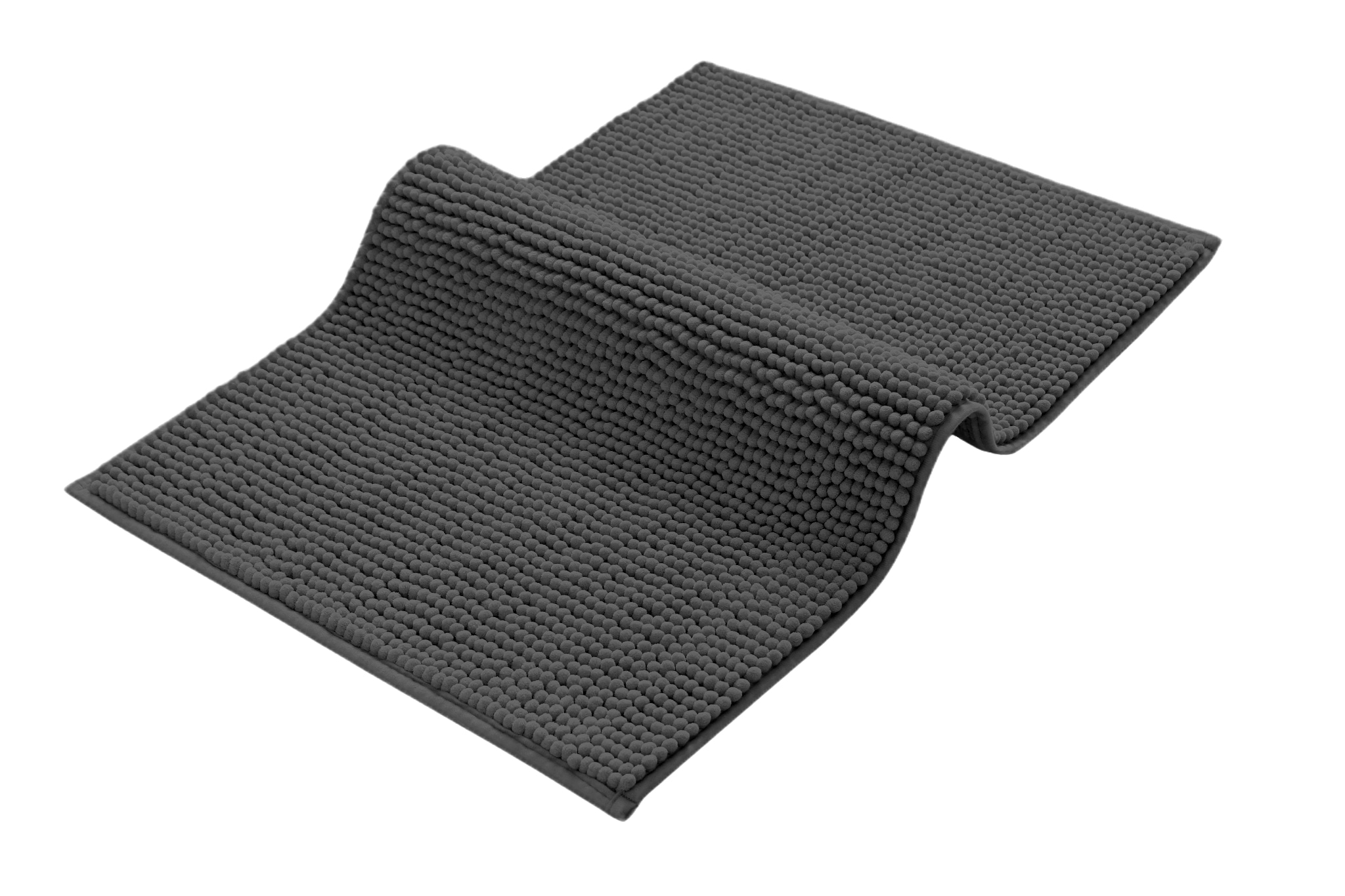 my home Tapis de bain »Vanessa Chenille, Badvorleger, Badezimmer Teppich, Duschvorleger« Höhe 15 mm Uni Farben, besonders weich