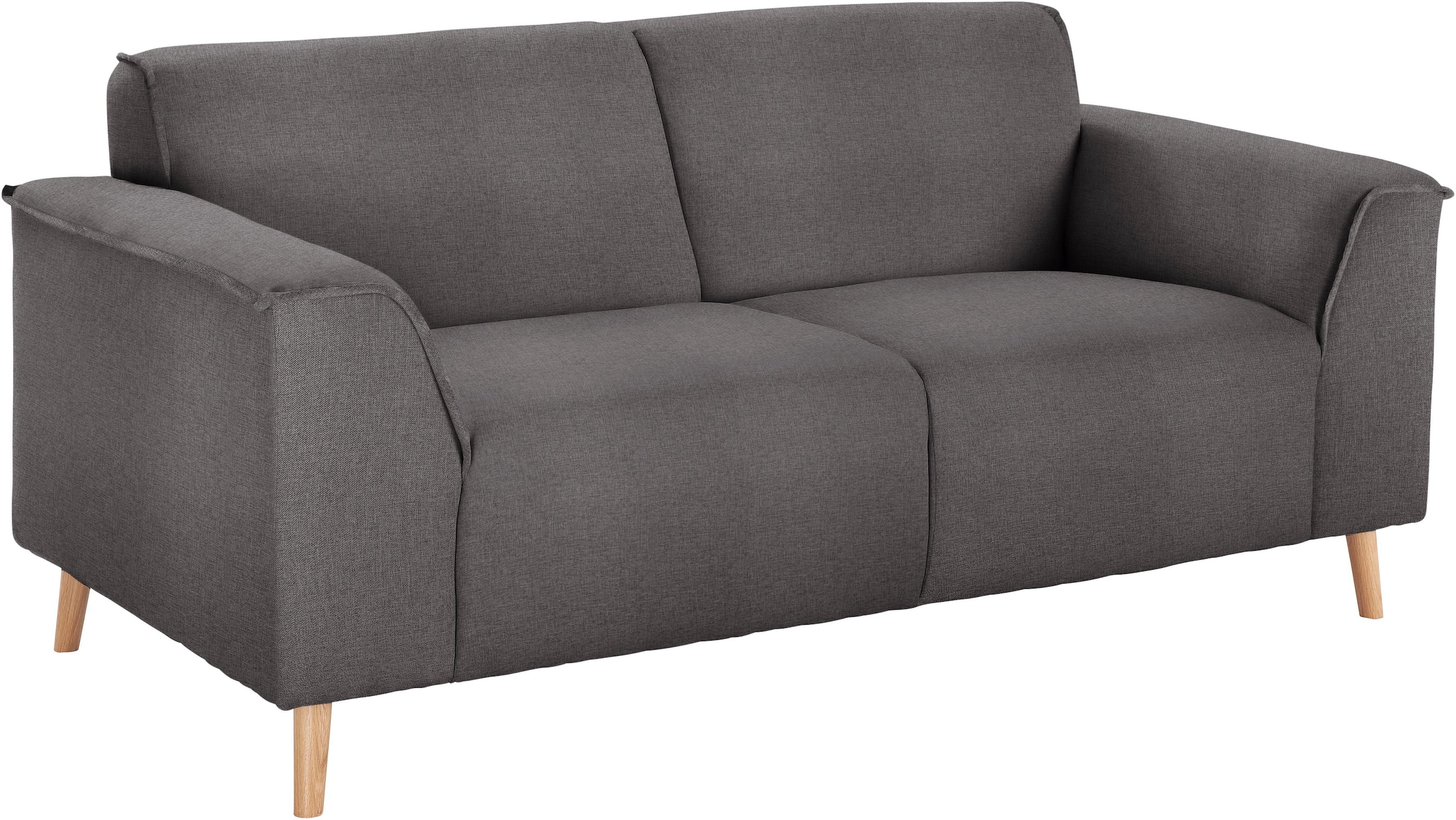 andas 2-Sitzer »Janek Scandic Design, elegant und zeitlos«, mit Federkern und Keder in scandinavischem Design