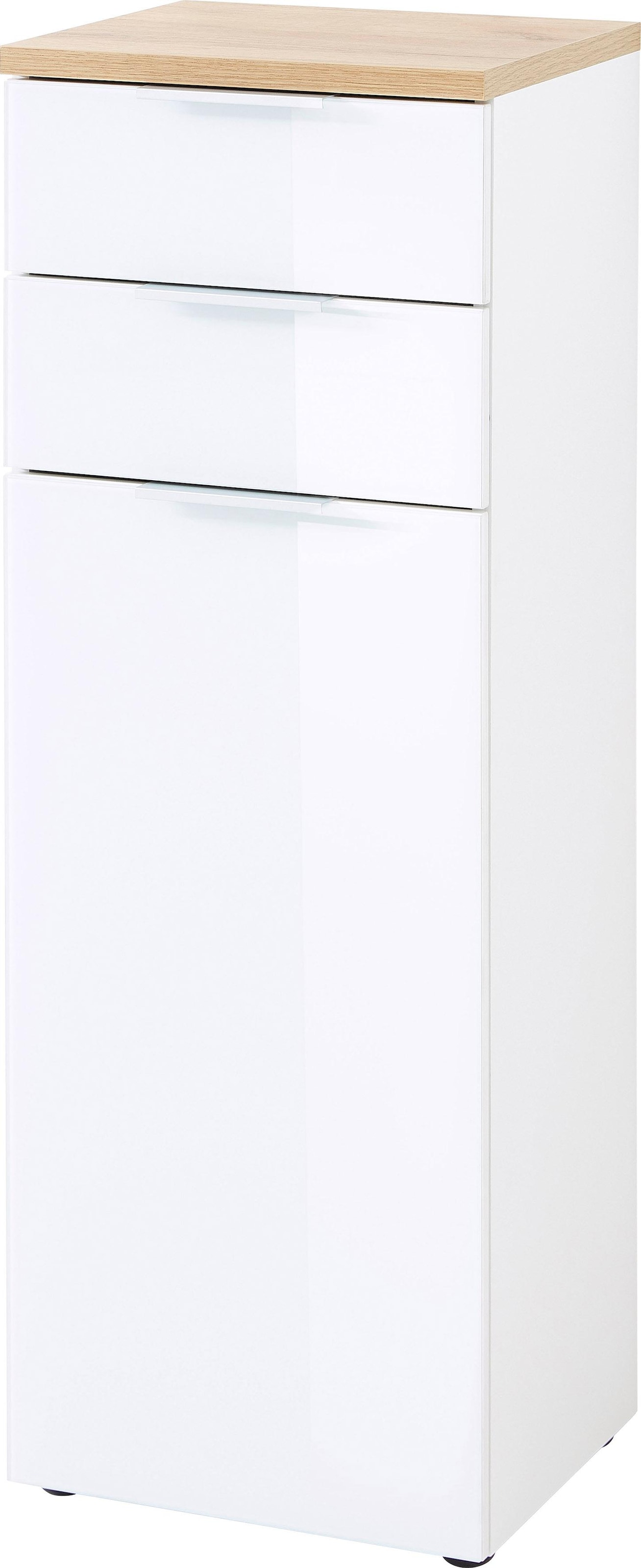 Image of GERMANIA Midischrank "Pescara" Front mit Glasauflage