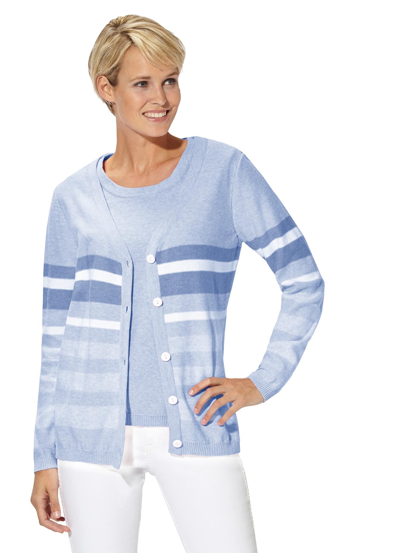 Image of Casual Looks Kurzarmpullover »Twinset« bei Ackermann Versand Schweiz