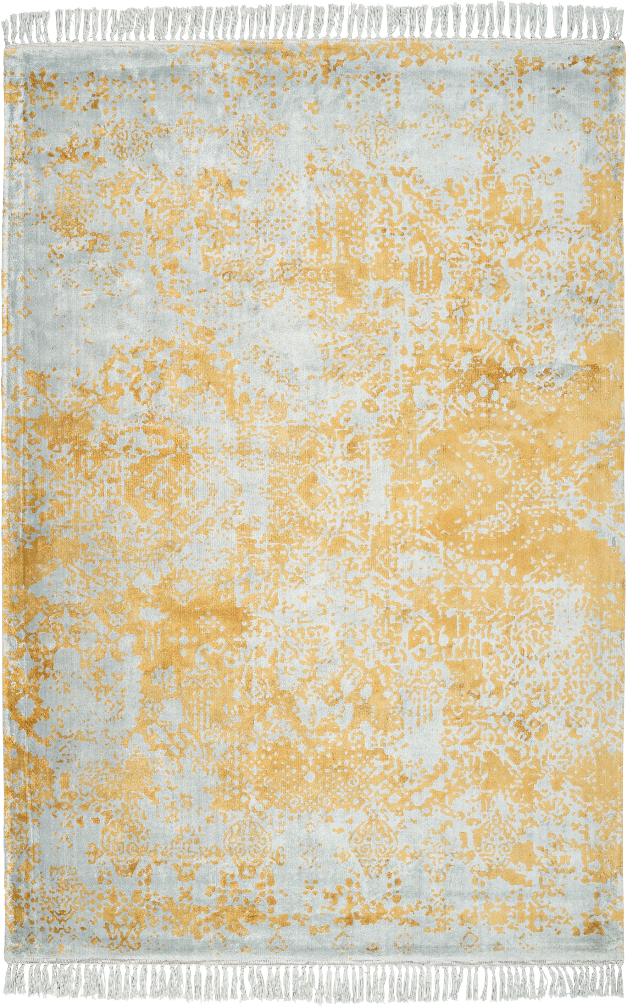 Padiro Teppich »Dolce Vita 325« rechteckig 10 mm Höhe Modern bedrucktes Unikat, Trendige Verwaschung