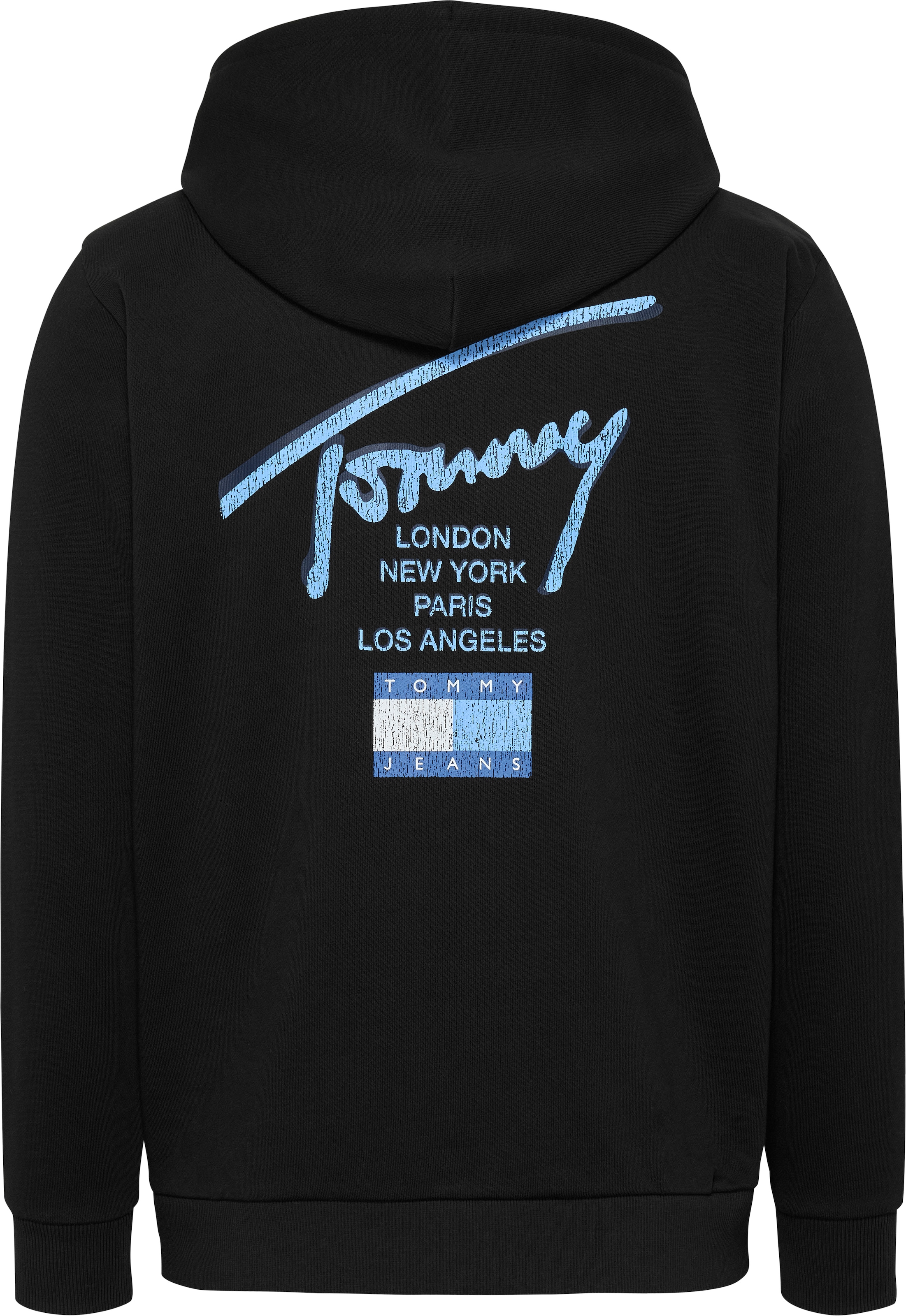 Tommy Jeans Sweatjacke »TJM REG SIG TWIST ZIPTHRU EXT«, mit grossem Logo am Rücken