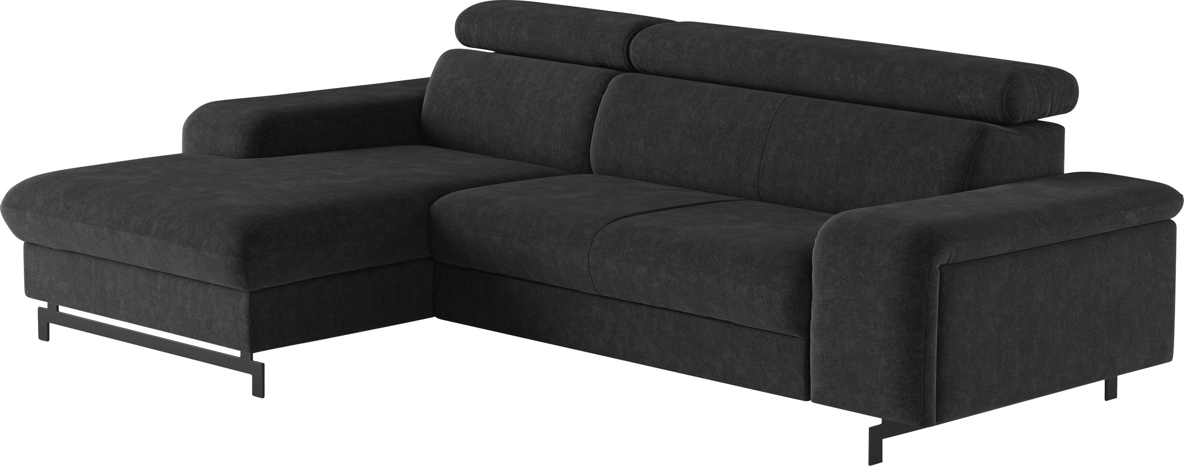 COTTA Ecksofa »Emma L-Form«, mit Kopfteilverstellung, wahlweise mit Bettfunktion & Bettkasten