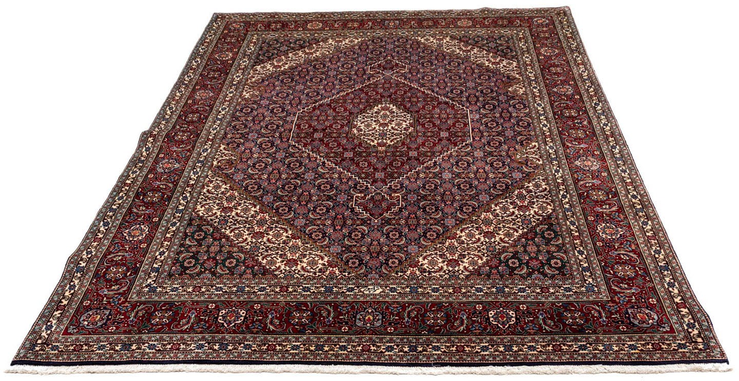 Image of morgenland Wollteppich »Yalameh Durchgemustert Rosso scuro 290 x 252 cm«, rechteckig, 1 mm Höhe, Unikat mit Zertifikat bei Ackermann Versand Schweiz