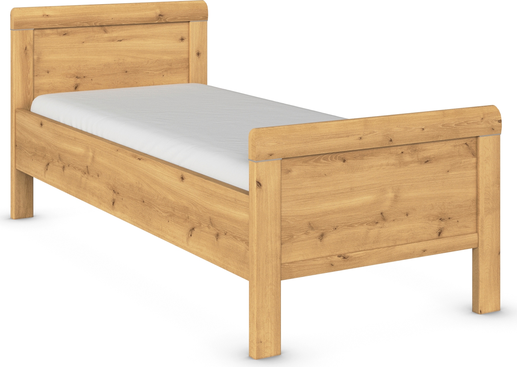 rauch Bett »Bett Einzelbett Stollenbett EVELYN« in Komforthöhe aus Holzwerkstoff in elegantem Stil MADE IN GERMANY