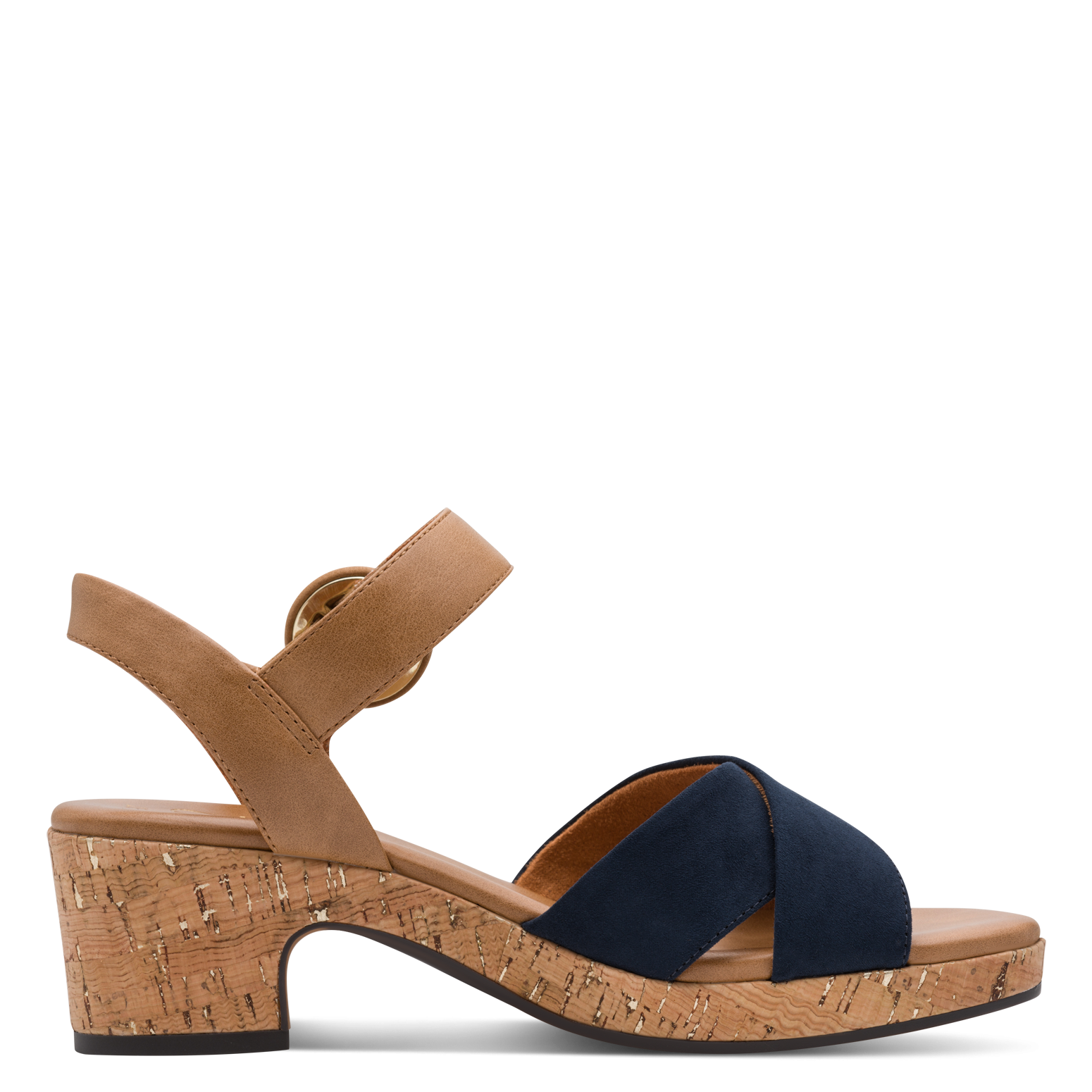 MARCO TOZZI Sandales  , Blockabsatz, Plateau, Sommerschuh, Sandale mit Feel Me-Ausstattung