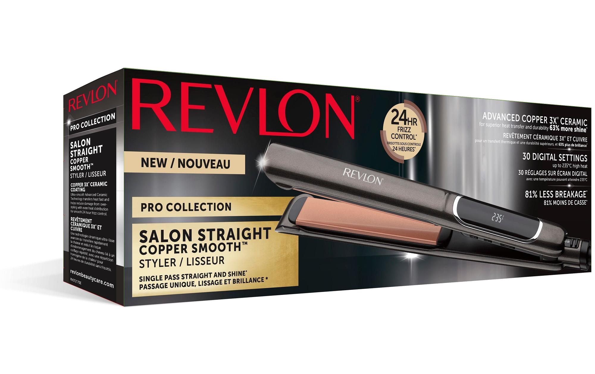 Revlon Glätteisen »Salon Straight Copper«, Keramik-Beschichtung