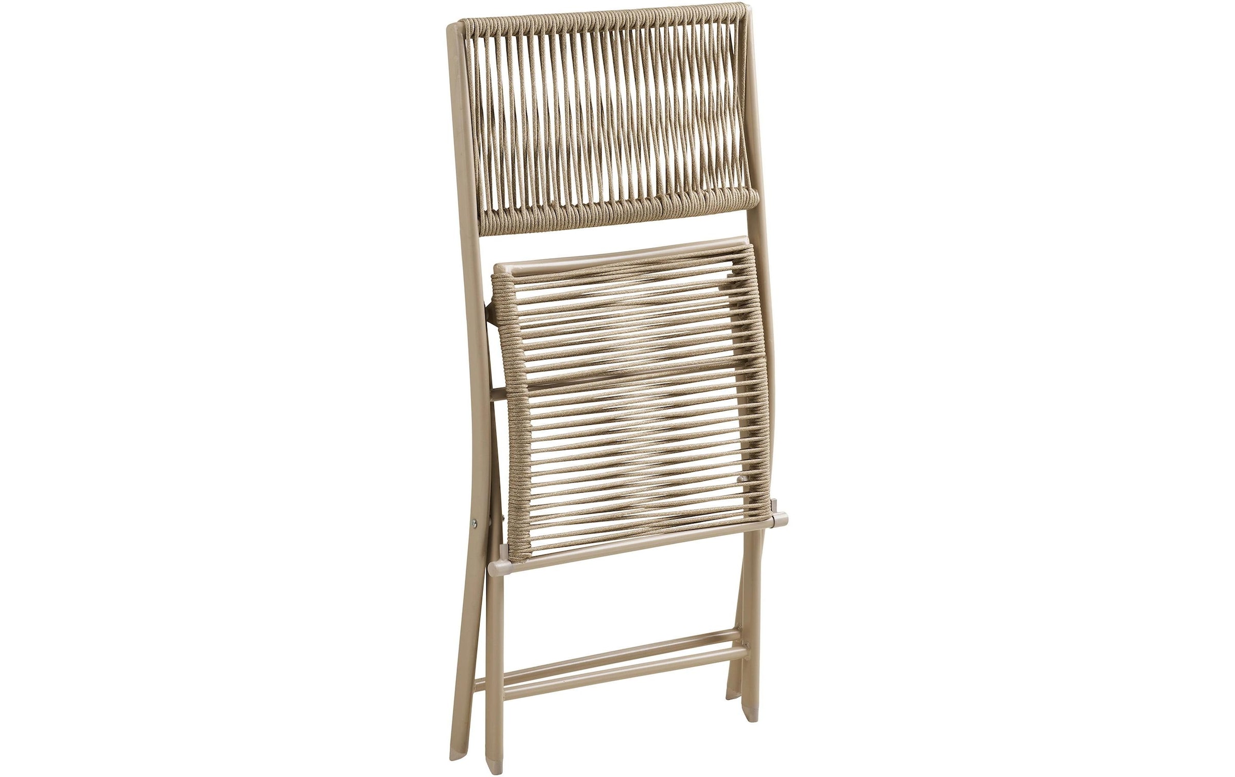 House Nordic Garten-Essgruppe »Arcas Taupe« 3-teiliges Gartenmöbel-Set mit Tisch und Stühlen