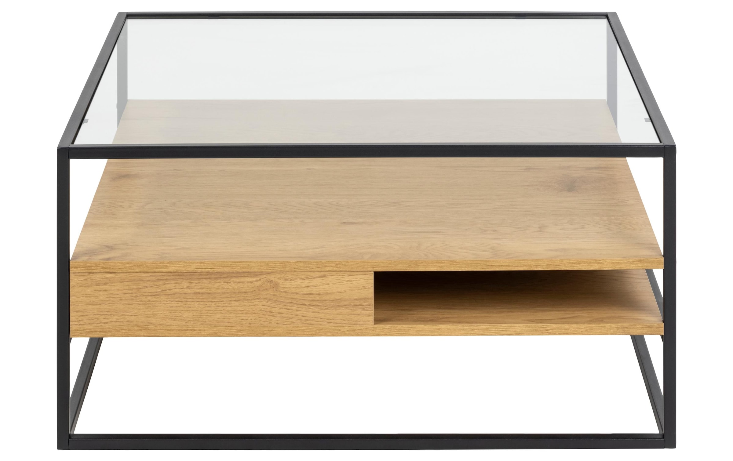 AC Design Beistelltisch »Randolf 90 cm x 40 cm, Nature/Schwarz«