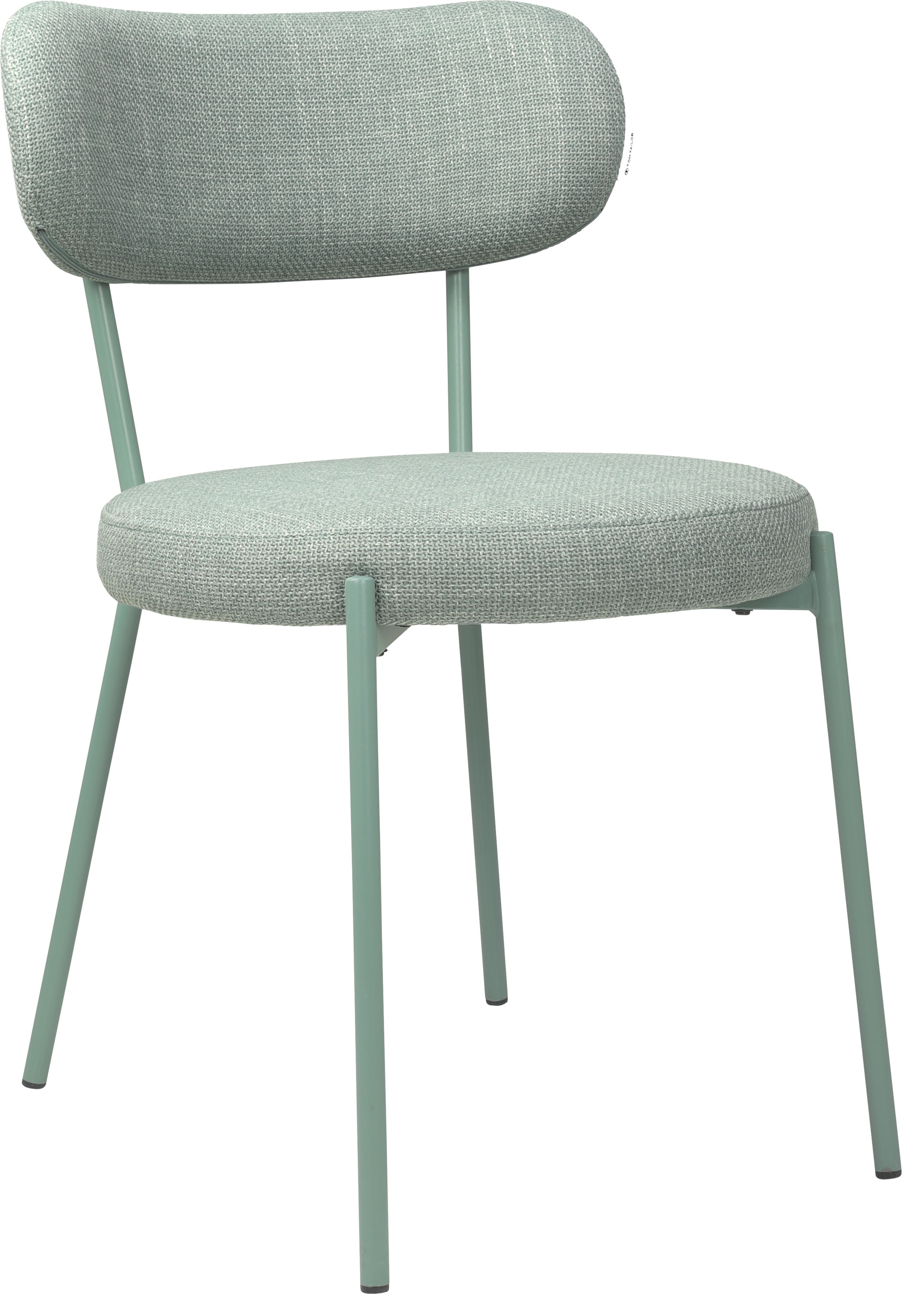 TOM TAILOR HOME 4-Fussstuhl »SOFT PAD CHAIR« (Set) 2 Stk.Esszimmerstuhl, 4-Fussgestell, mit Rückenausschnitt