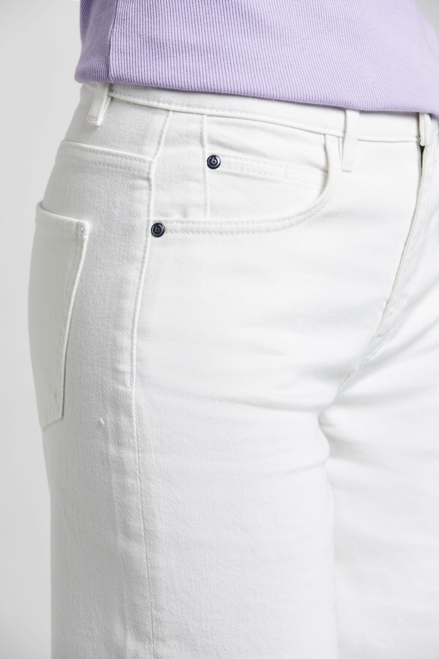 bugatti 5-Pocket-Jeans, im Culotte-Style