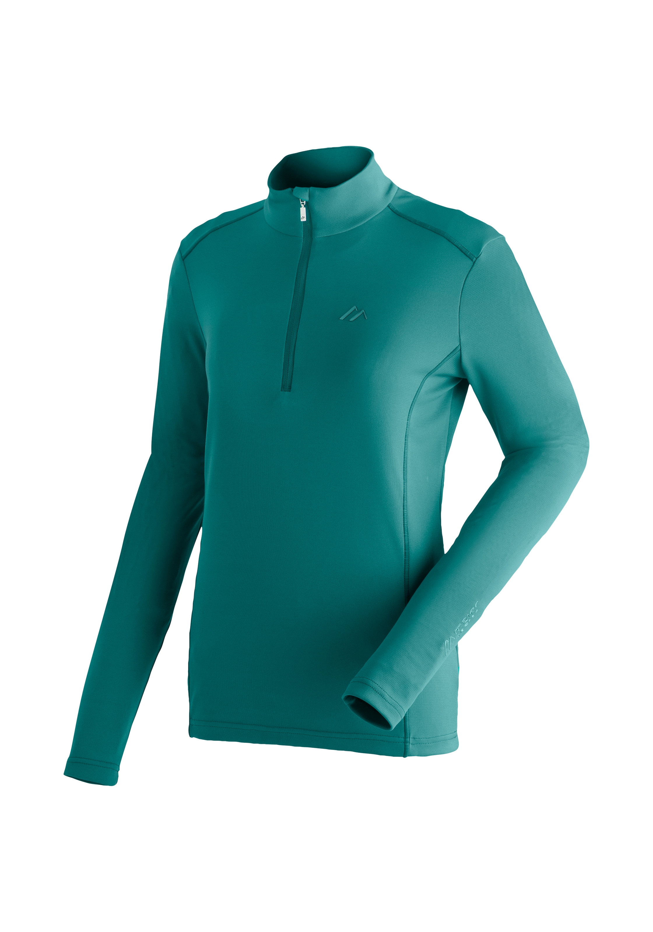 Maier Sports Fleecepullover »Jenna Rec«, Damen Midlayer, elastisches und pflegeleichtes Half-Zip Fleece