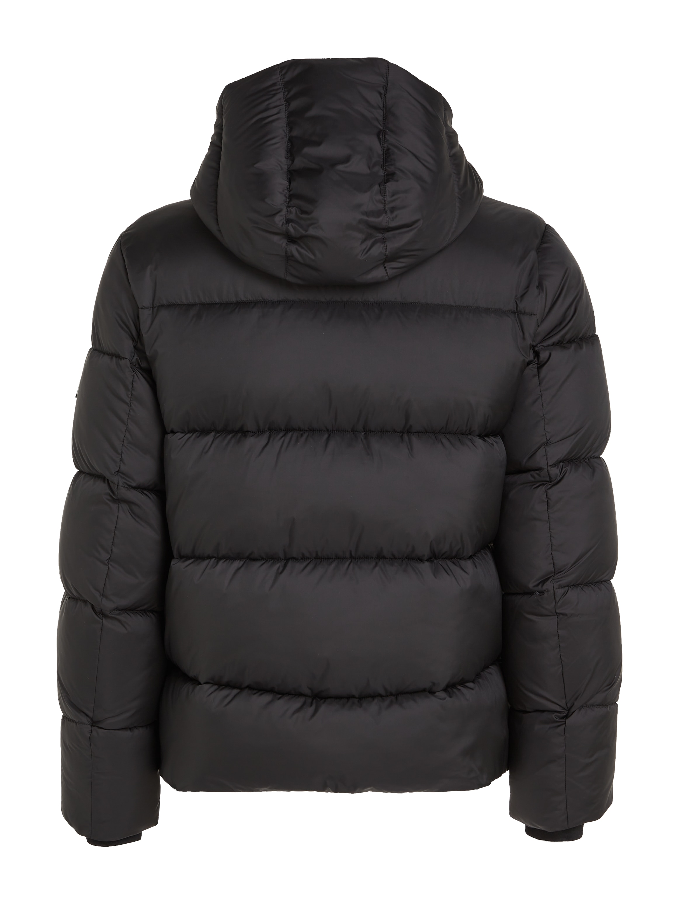 Calvin Klein Outdoorjacke »HOODED QUILT PUFFER MW«, mit Kapuze, mit Logopatch