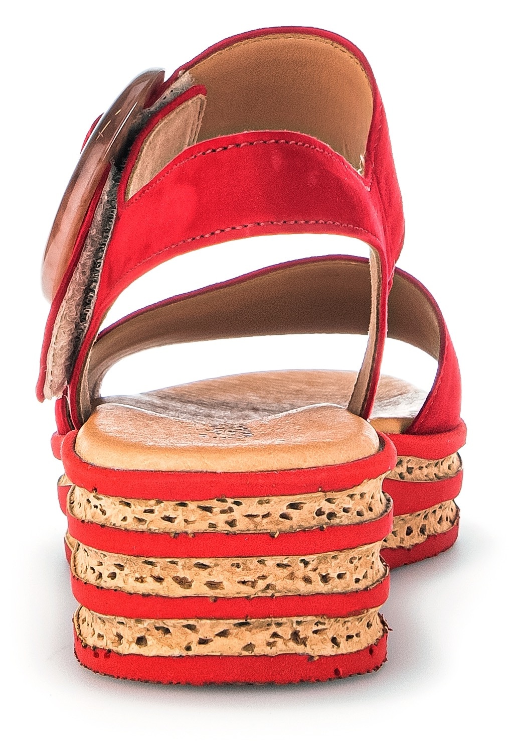 Gabor Keilsandalette, Plateau, Sommerschuh, Sandale mit trendigem Zierschnalle