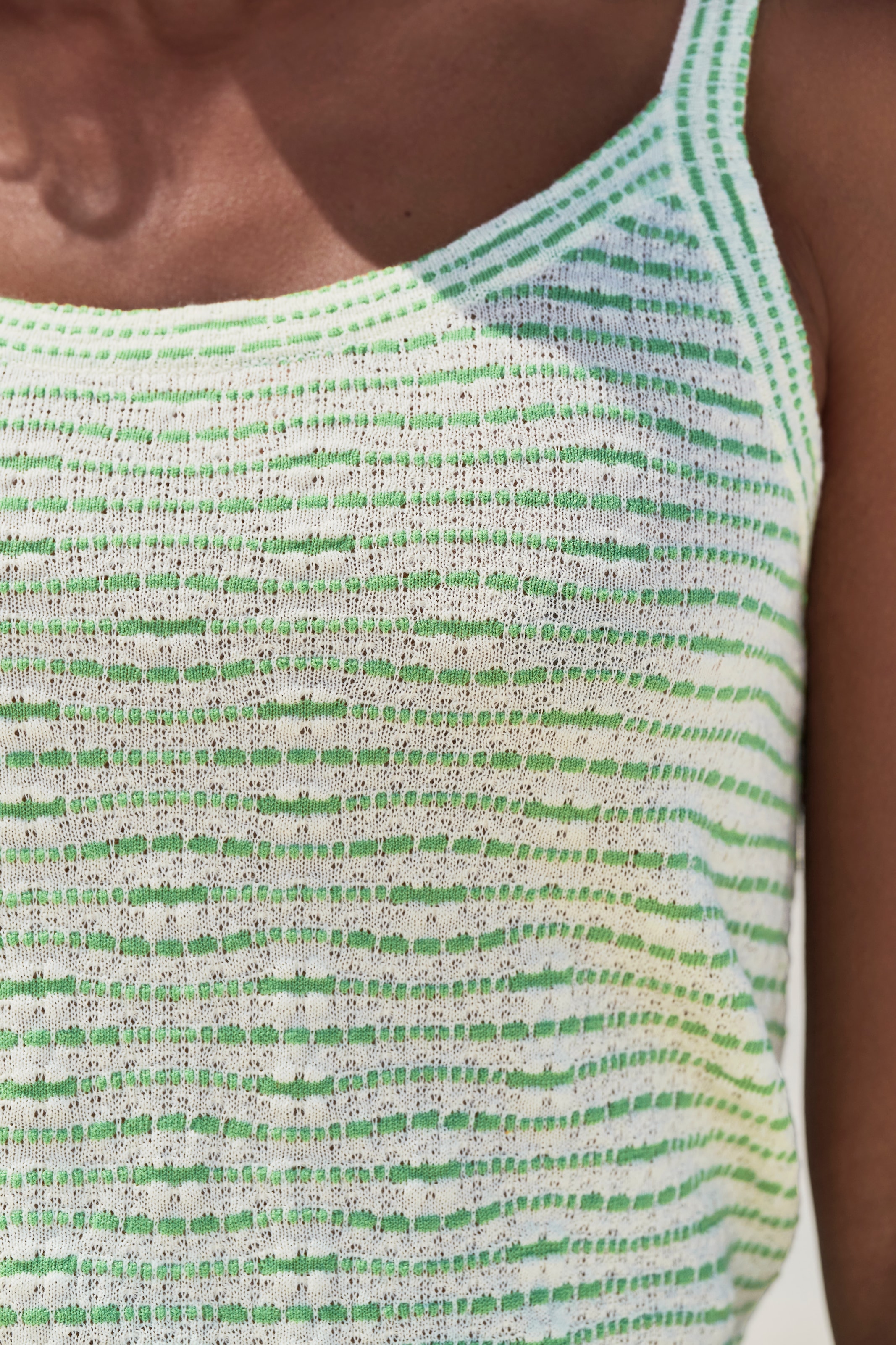 Vivance Stricktop »mit garngefärbten Streifen«, aus bügelfreier Strickqualität