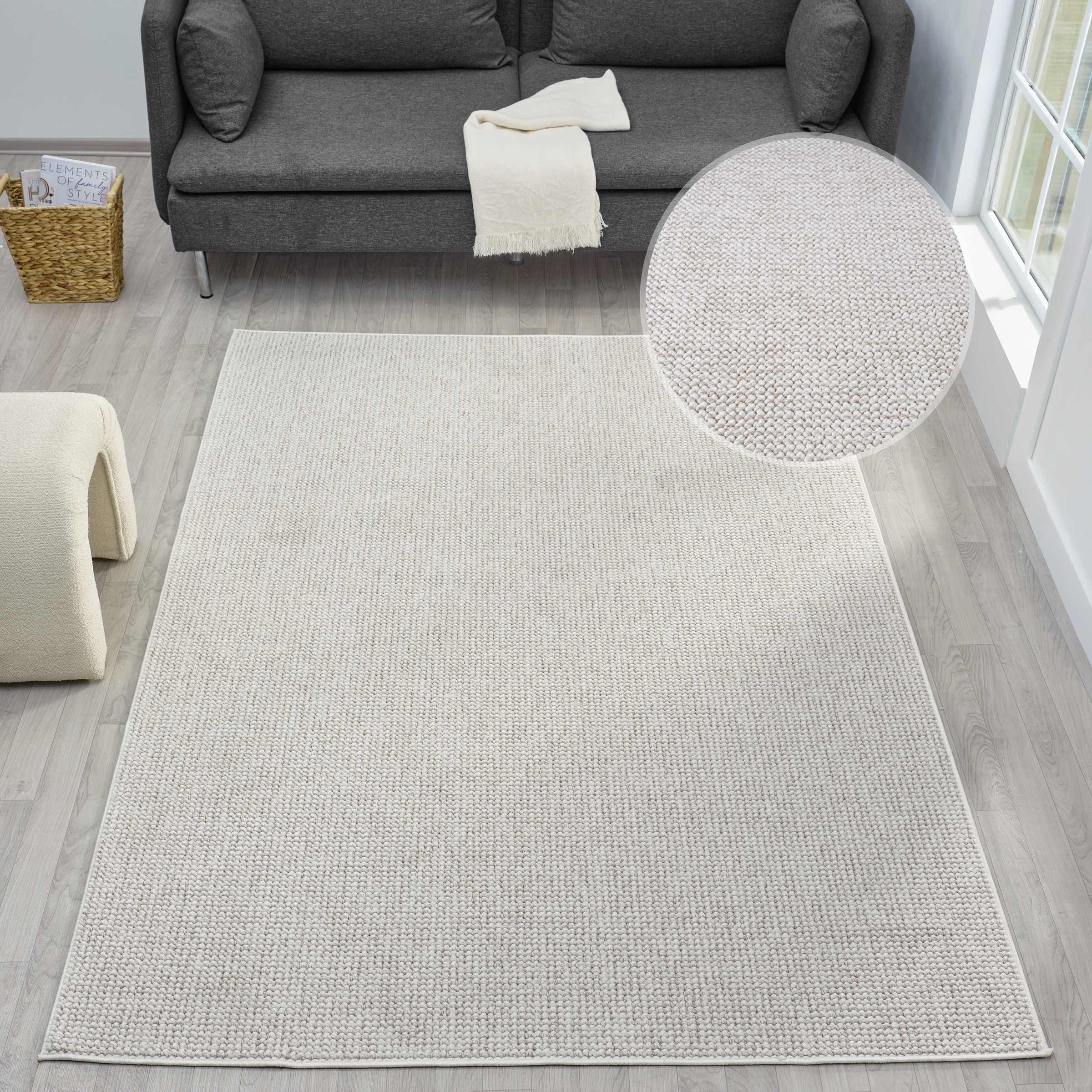 Image of GOODproduct Teppich "Lilri, Woll-Look, Scandi" rechteckig 10 mm Höhe Wolloptik, Wohnzimmer, Schlafzimmer, Esszimmer