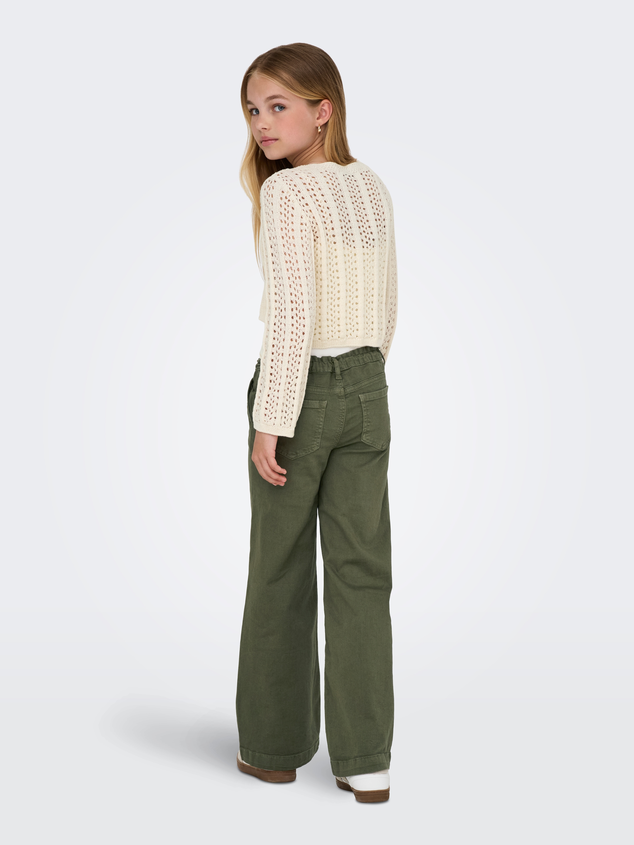 KIDS ONLY Veste en tricot »KOGMARINA LIFE 3/4 CROP V-NECK KNT NOOS«