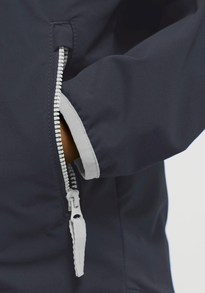 Jack Wolfskin Veste softshell »SANDBIRD HOODED JKT K« mit Kapuze Winddicht, atmungsaktiv, Übergangsjacke
