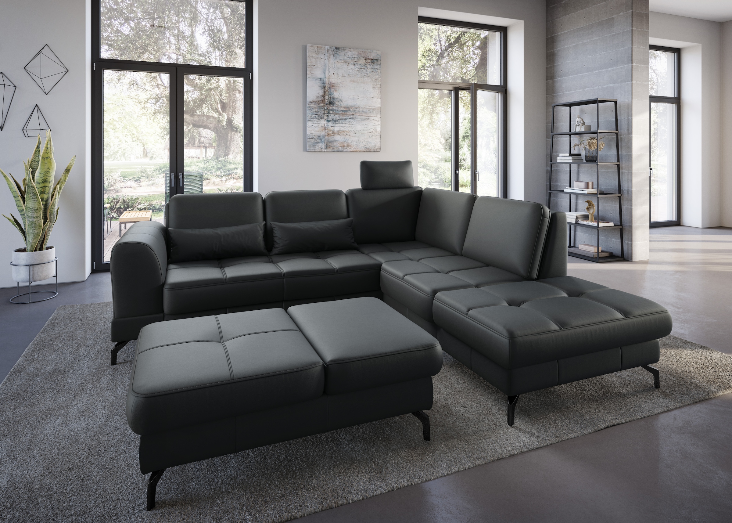 Image of sit&more Hocker "Bendigo" mit Klappfunktion, Bodenfreiheit 12 cm, wahlweise in 2 Fussfarben