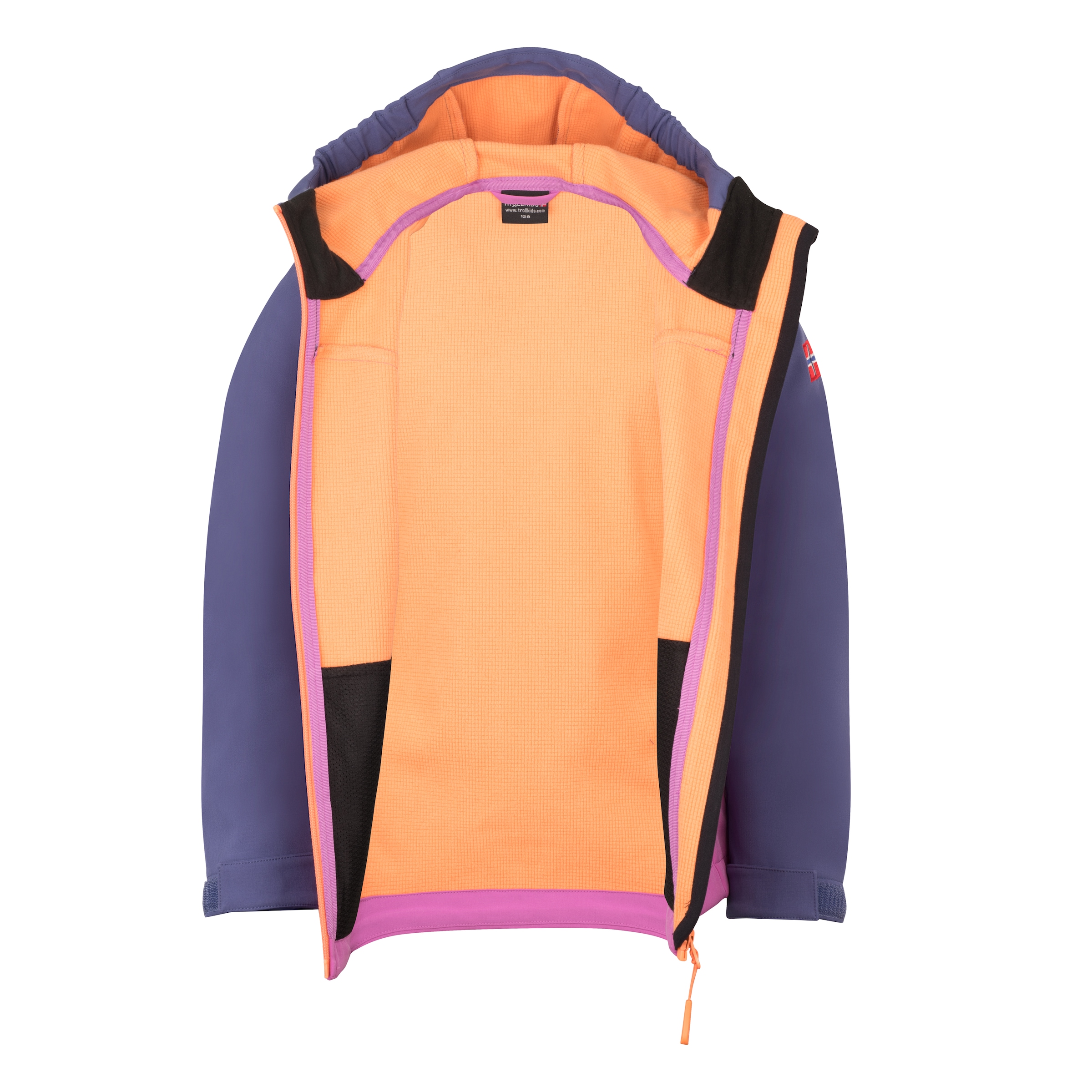 TROLLKIDS Veste softshell »Girls Kristiansand Jacket XT« déperlant, avec deux poches latérales zippées