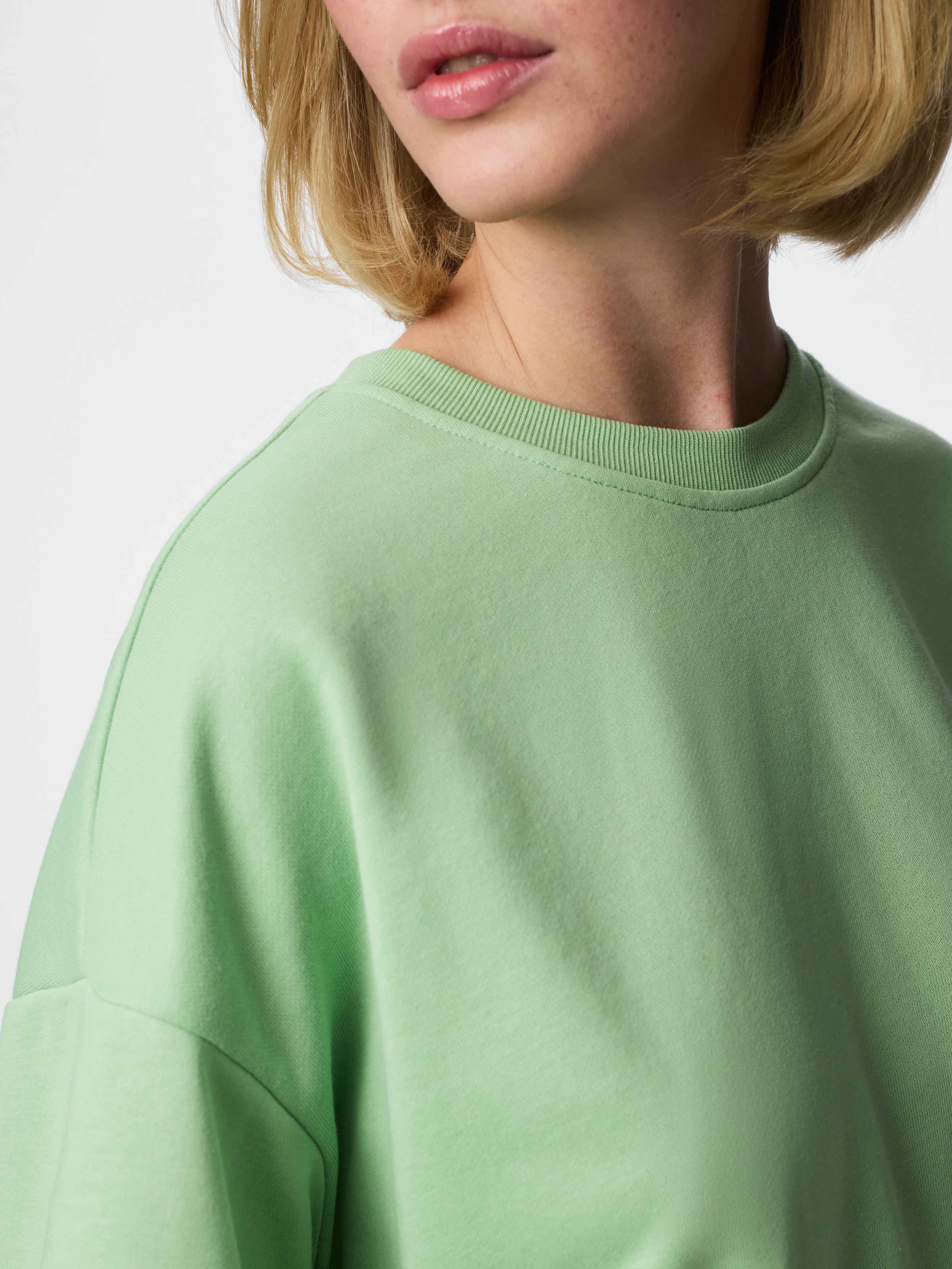 pieces Sweatshirt »PCCHILLI SUMMER 2/4 LOOSE SWEAT NOOS BC«
