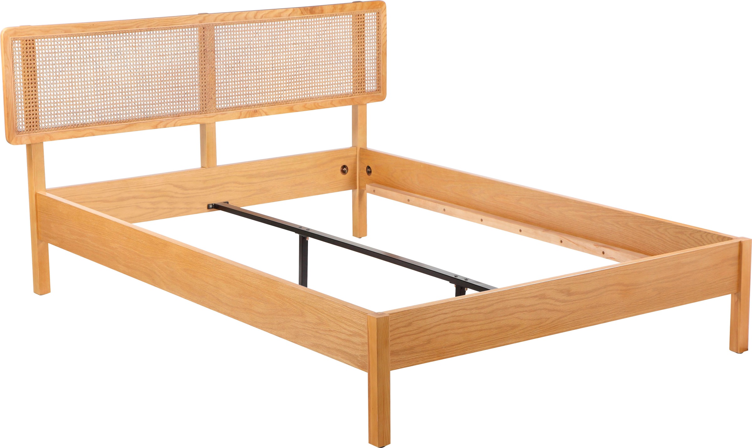 COUCH♥ Holzbett »Feines Geflecht«, Wiener Geflecht im Kopfteil kaufen