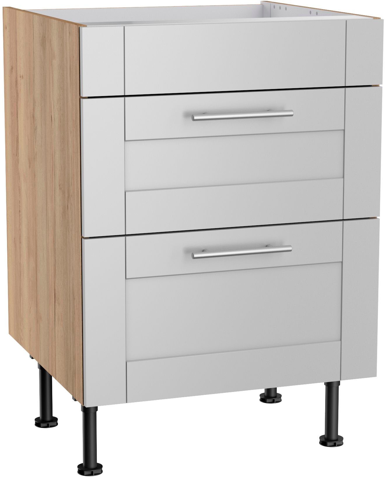 KOCHSTATION Kochfeldumbauschrank »KS-Ahus« Breite 60 cm