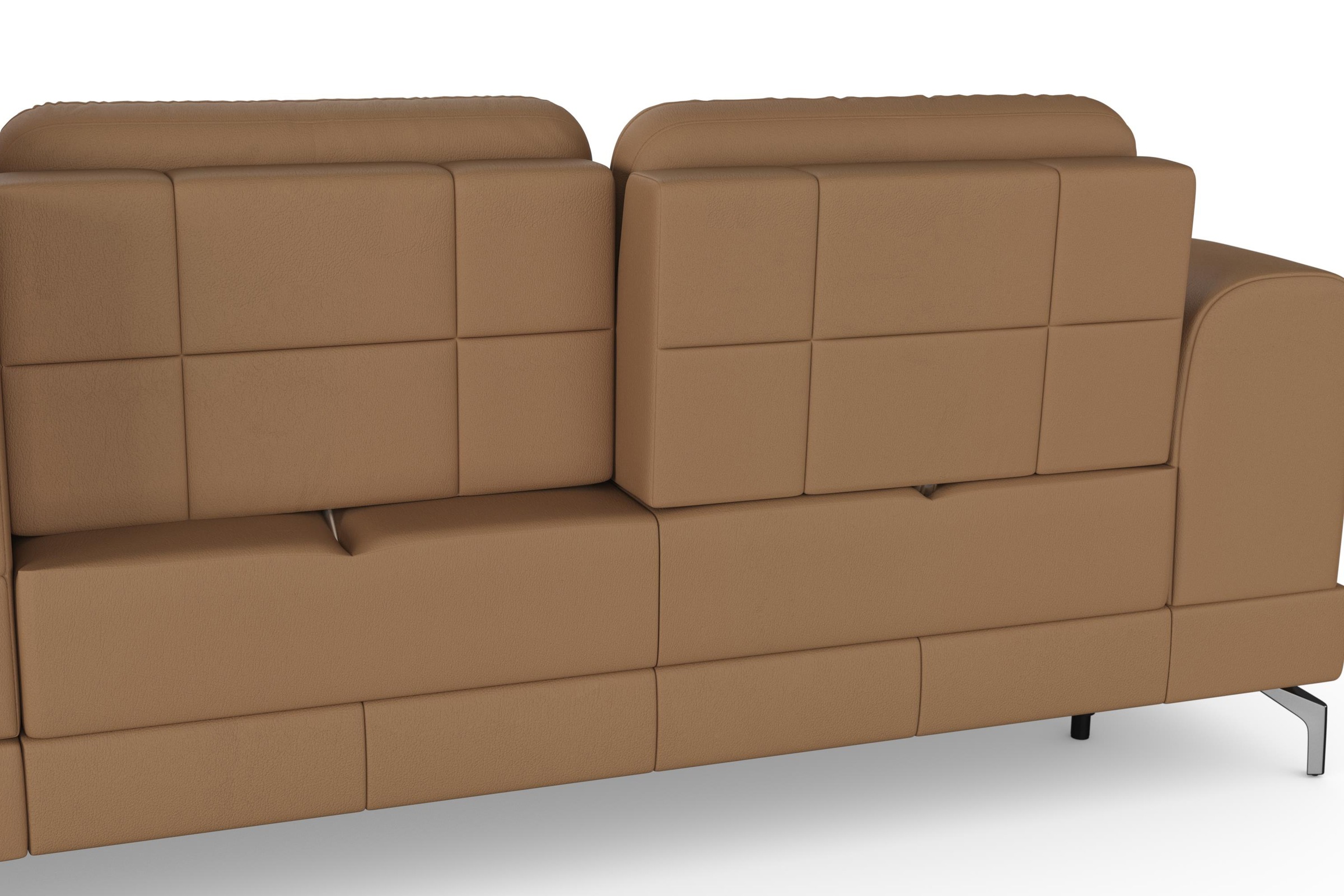 sit&more Ecksofa »Bendigo L-Form«, inklusive Sitztiefenverstellung, Bodenfreiheit 12 cm, in 2 Fussfarben