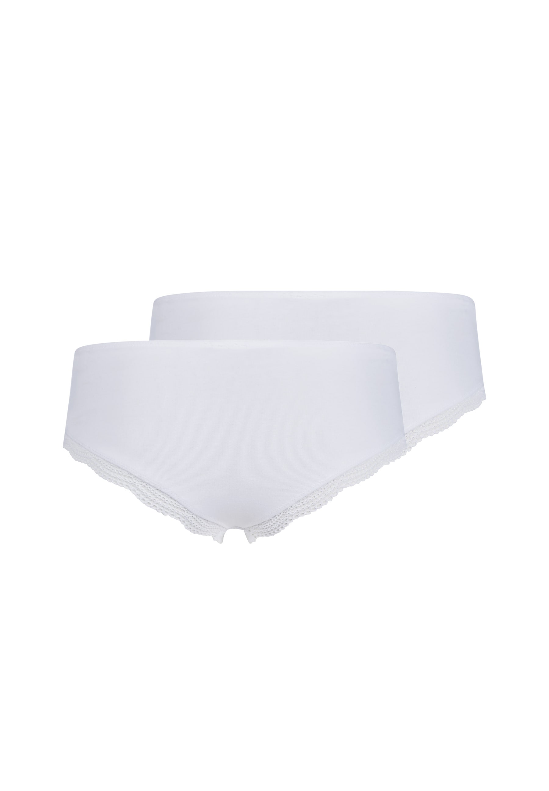Skiny Panty »Classicotton«, (2er Pack), Umlaufende Spitze am Beinabschluss