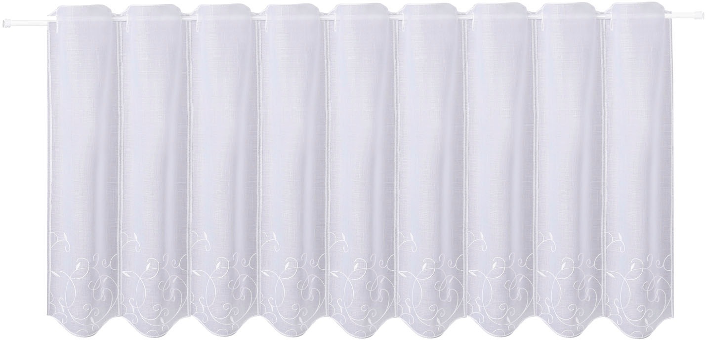 Image of Gerster Scheibengardine nach Mass »Esta«, (1 St.), Stickereipanneau mit Schneideleiste bei Ackermann Versand Schweiz