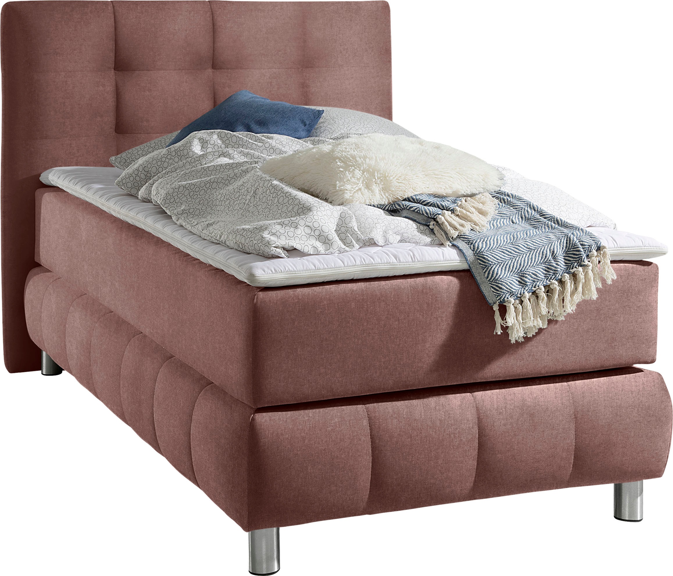 andas Boxspringbett »Salo«, incl. Topper, 6 Breiten, 2 Härtegrade, TFK auch in Härtegrad 4