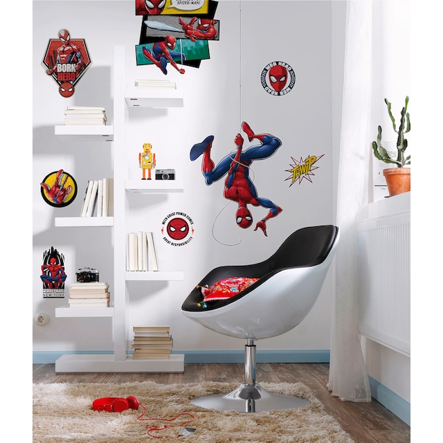 »Spider-Man x (8 Head«, Web 100x70 Modische Wandtattoo Komar shoppen selbstklebendes Höhe), Wandtattoo (Breite versandkostenfrei St.), cm