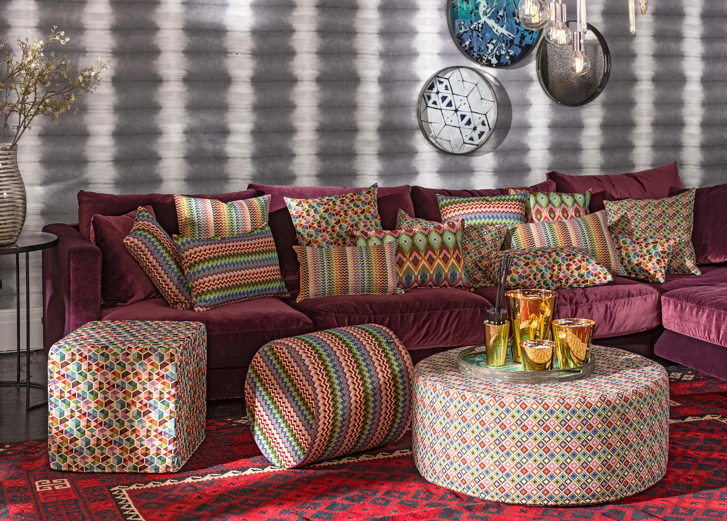 H.O.C.K. Dekokissen »Taner« orientalischen Stil, Kissenhülle mit Füllung, 1 Stück