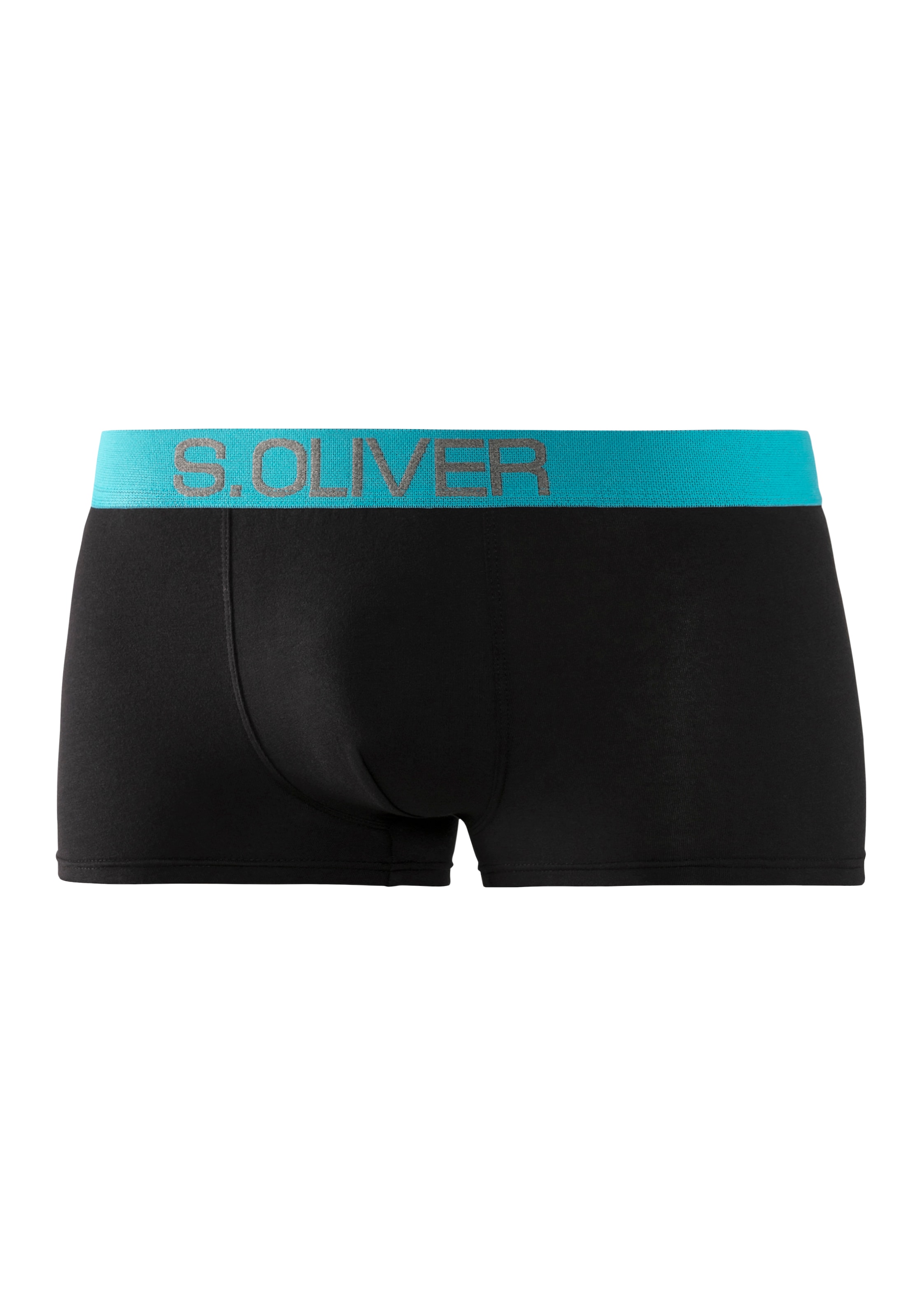 s.Oliver Hipster, (Packung, 4 St.), knapp sitzende Boxershorts für Herren aus Baumwoll-Mix