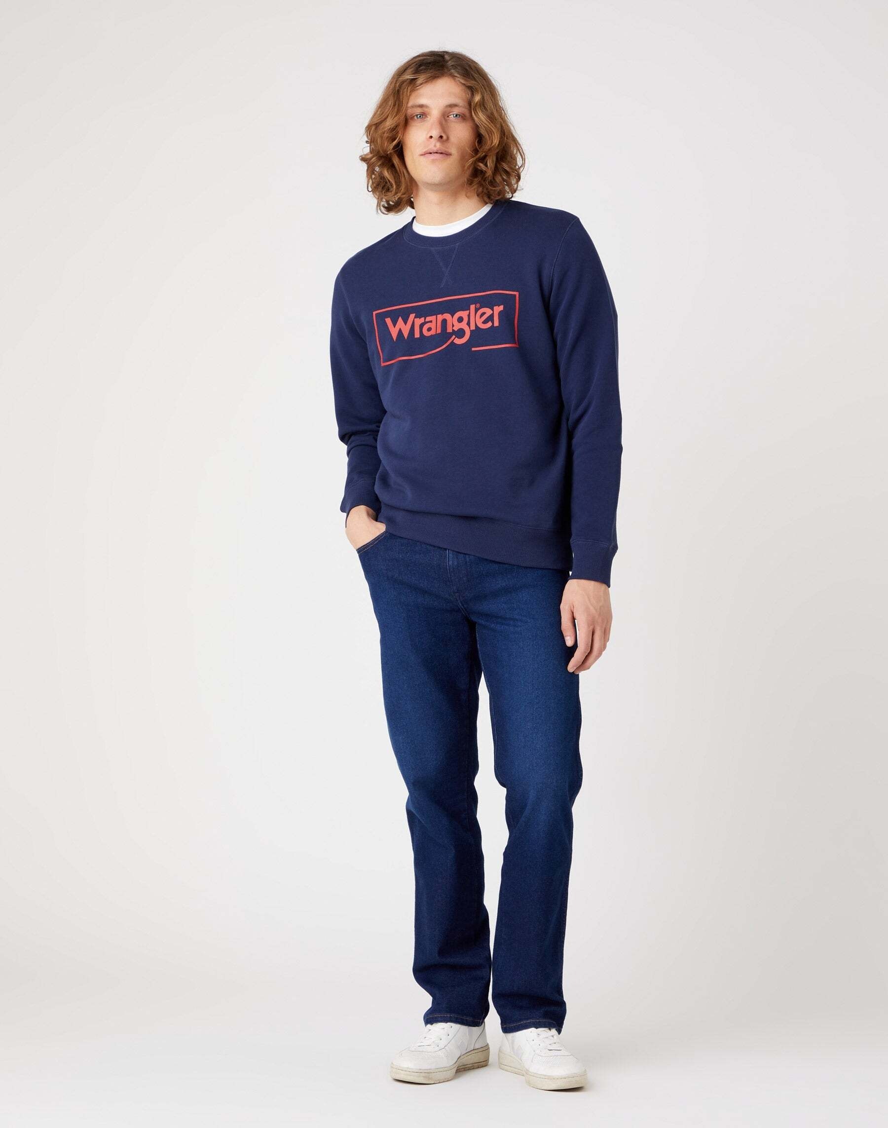 Wrangler Sweatshirt »Wrangler Sweatshirt Frame Logo Crew«