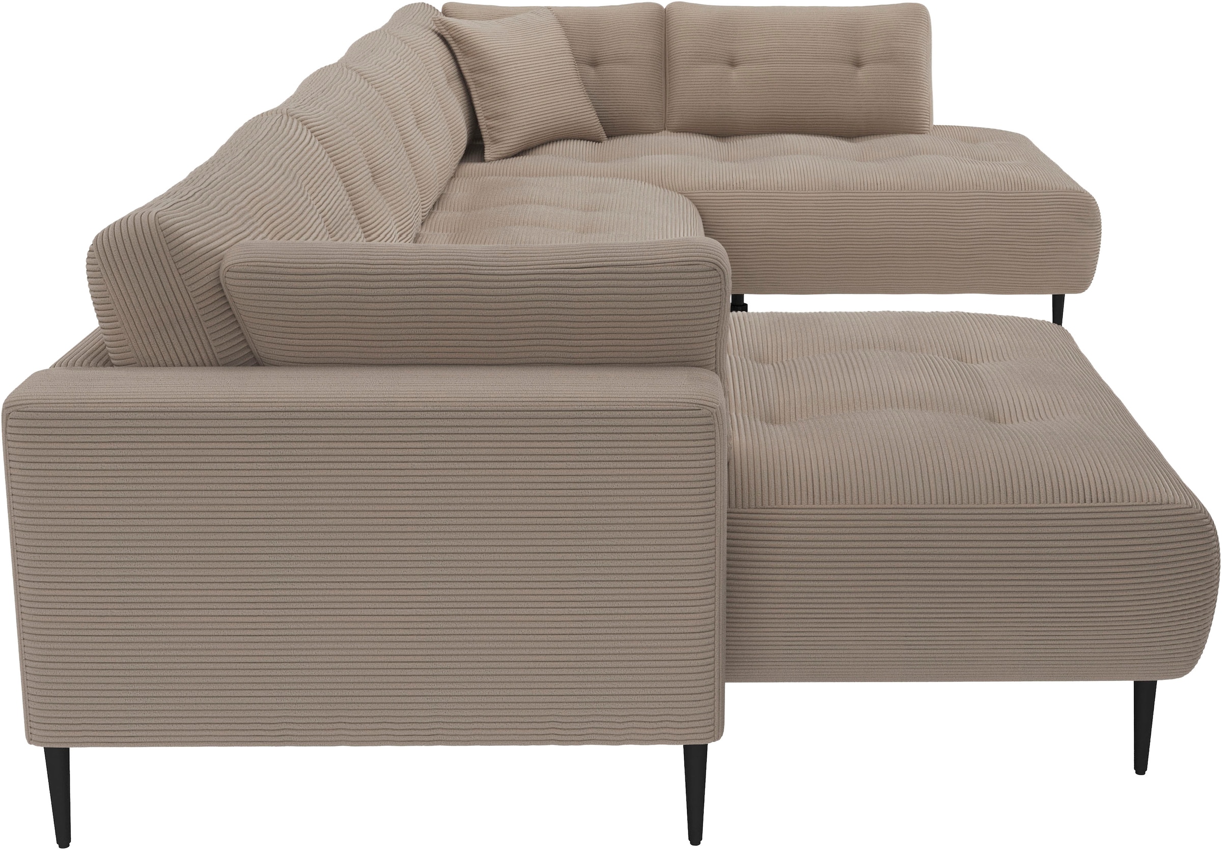 Trends by HG Wohnlandschaft »Leo U-Form, B: 360 cm mit Zierkissen«
