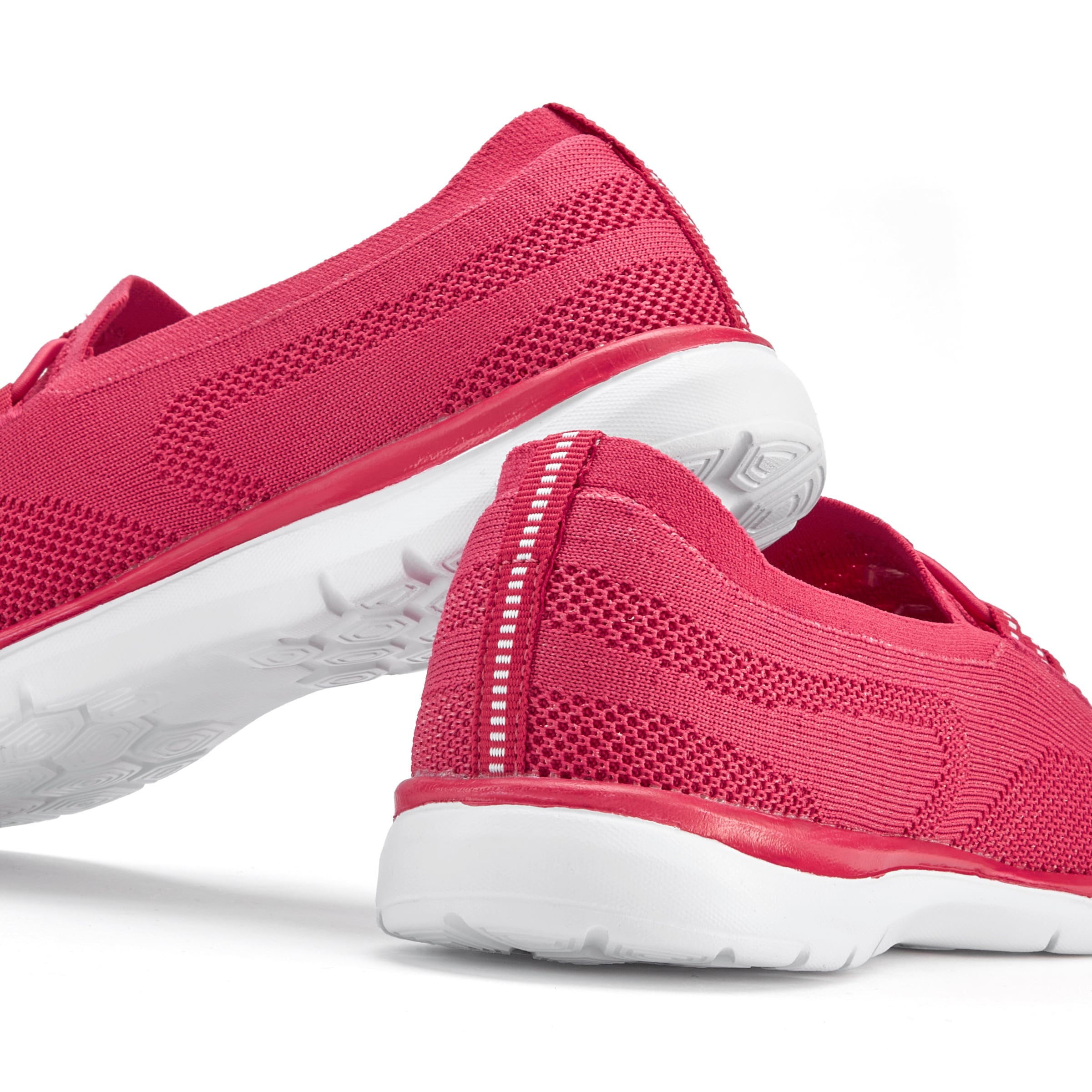 LASCANA Sneaker »Slipper, Halbschuh, leichtes Meshmaterial«, zum Reinschlüpfen mit elastischen Schnürbändern VEGAN