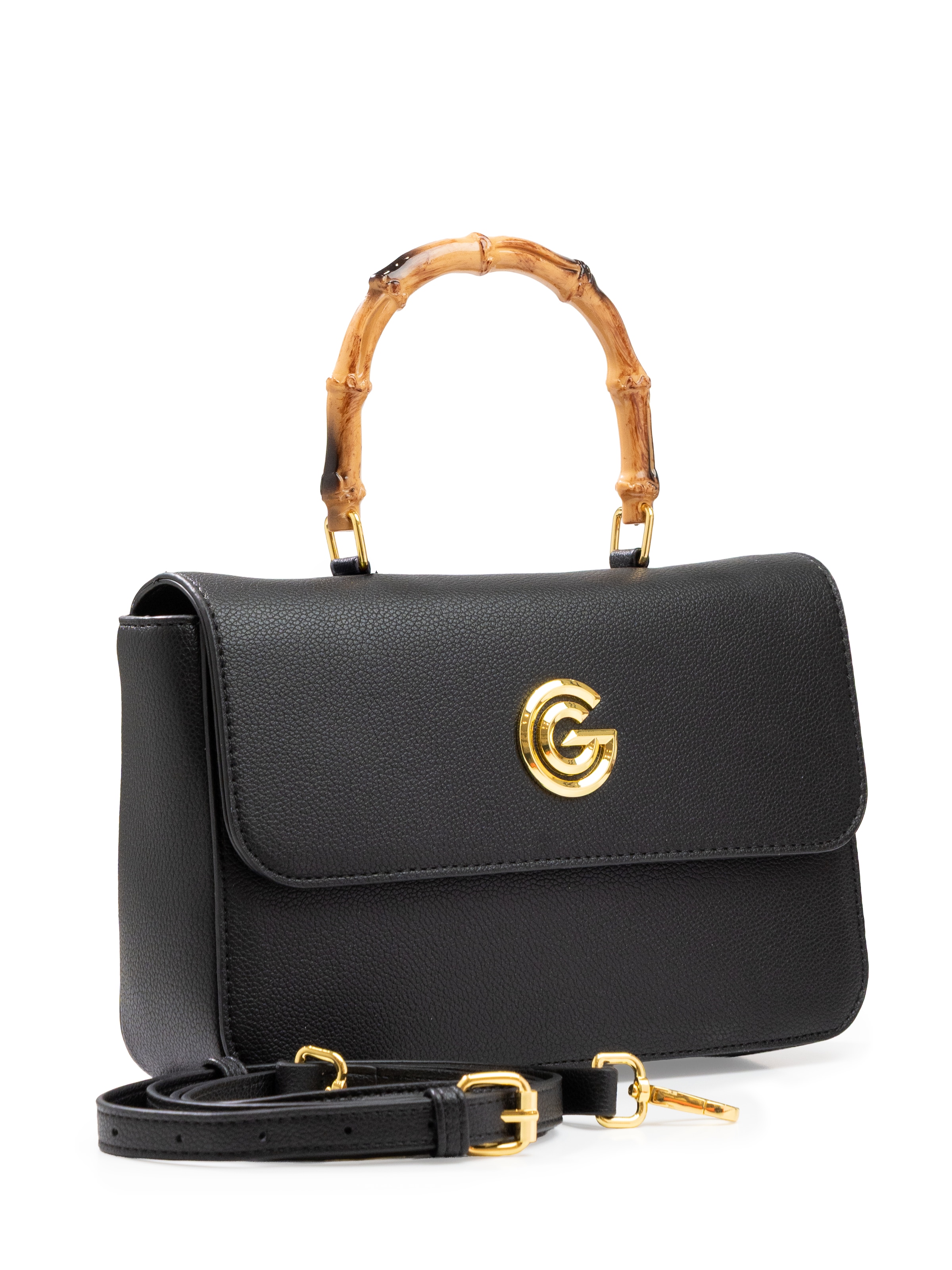GABRIELLA G By Gabriella Gucci Handtasche »AGATHA« Damen Henkeltasche, Schultertasche, Umhängetasche mit Logoapplikation
