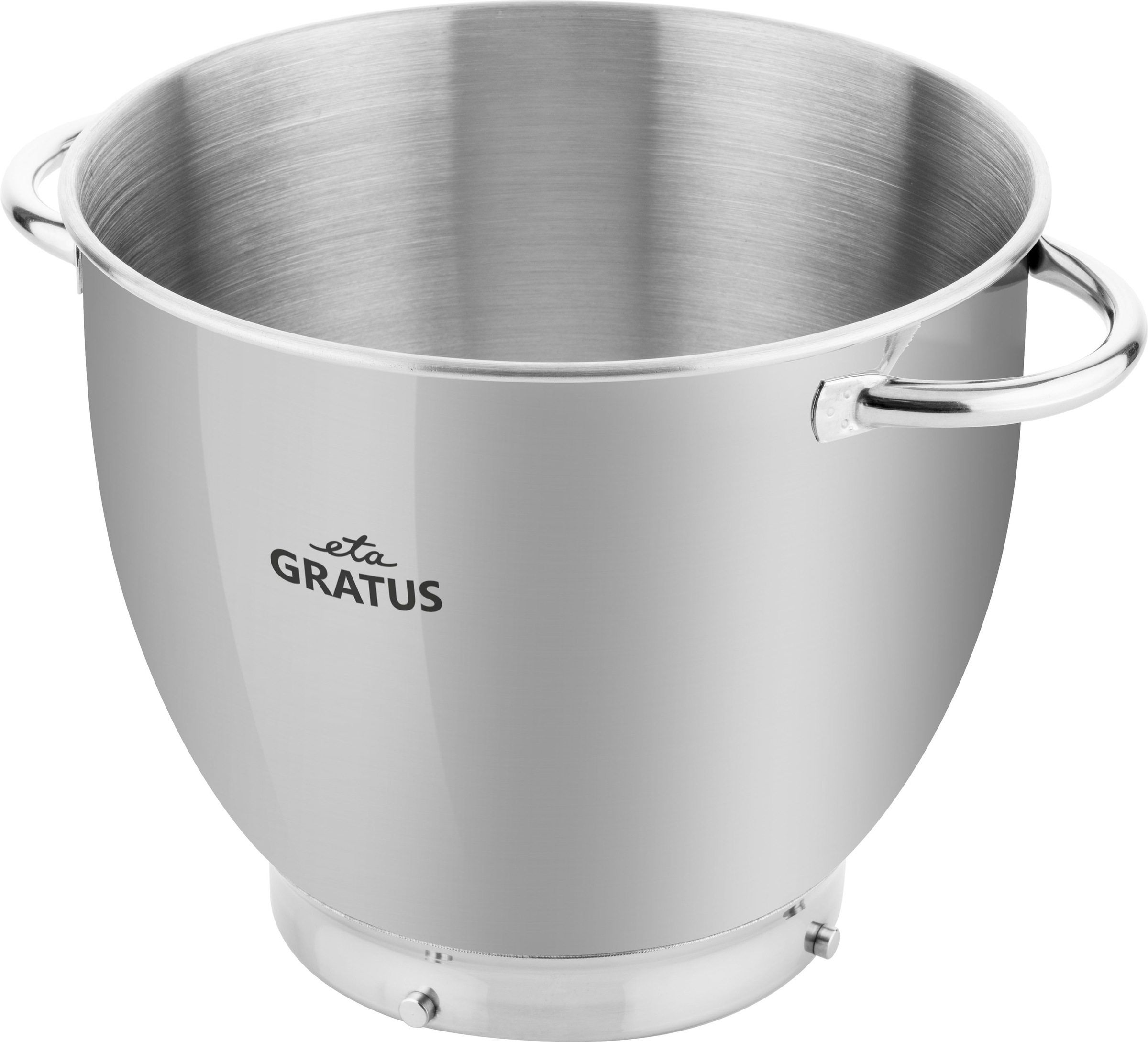 Image of eta Küchenmaschinenschüssel "ETA002899003" 1 Stk. aus Edelstahl 3,5l, mit Griffen, Zubehör für Küchenmaschine Gratus ETA 0028