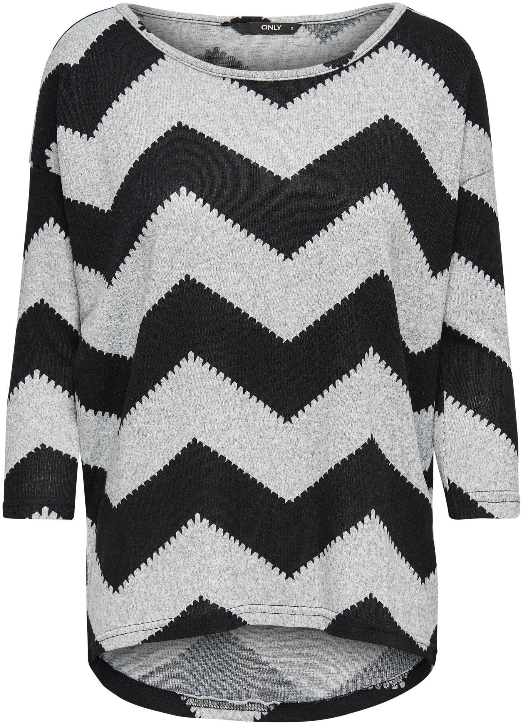 ONLY 3/4-Arm-Shirt »ONLELCOS 4/5 AOP TOP JRS«