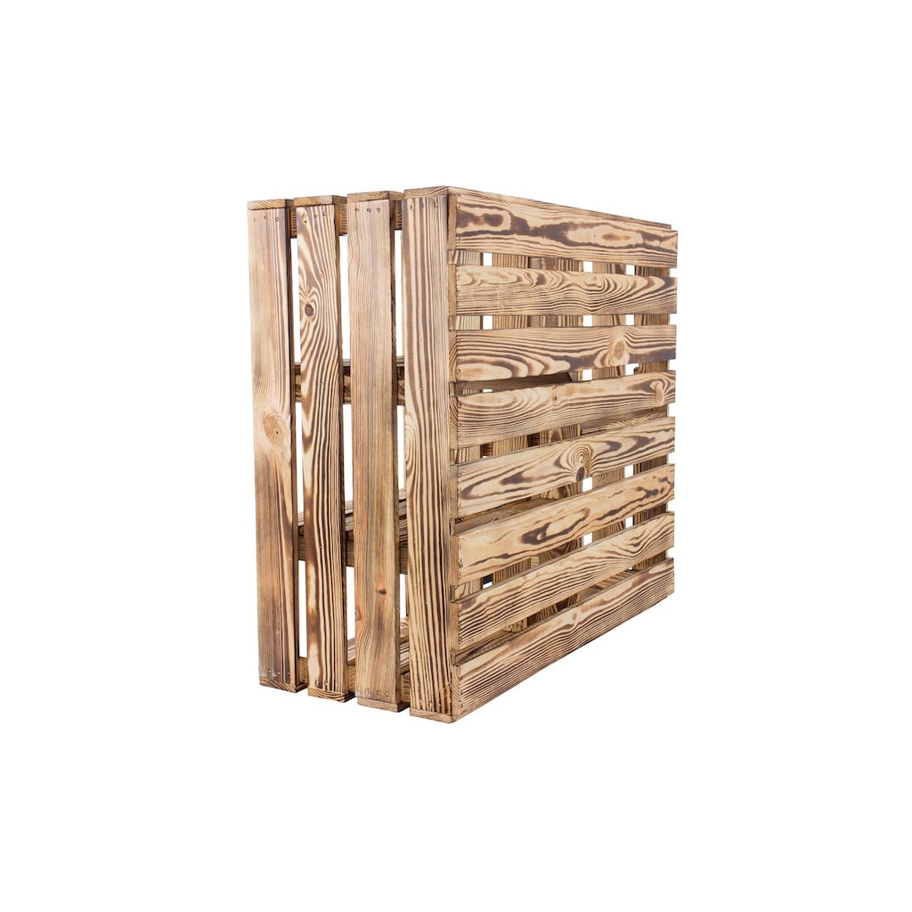 Holz Zollhaus Regal »Vintage geflammt 77 x 68 cm«