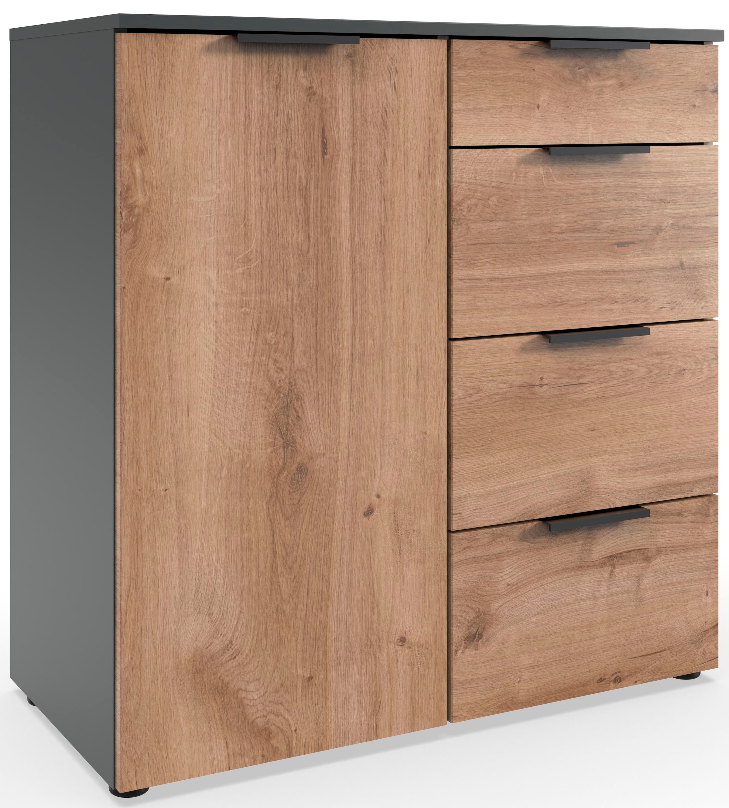 Image of Wimex Kombikommode "Level by fresh to go" 1-türig mit 4 Schubladen, soft-close Funktion, 81cm breit, 84cm hoch