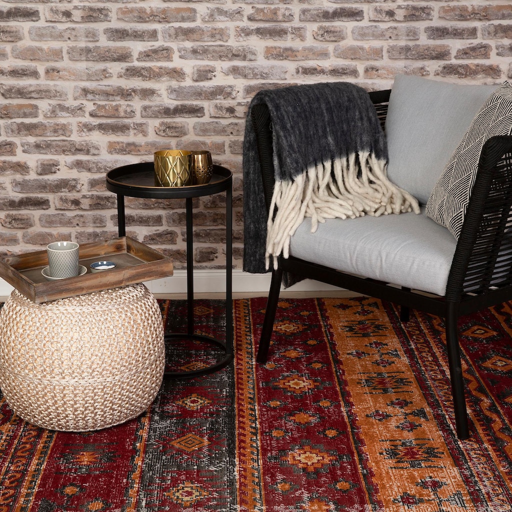 Obsession Teppich »My Tilas 241«, rechteckig, Kurzflor, Vintage Design, In- und Outdoor geeignet, Wohnzimmer